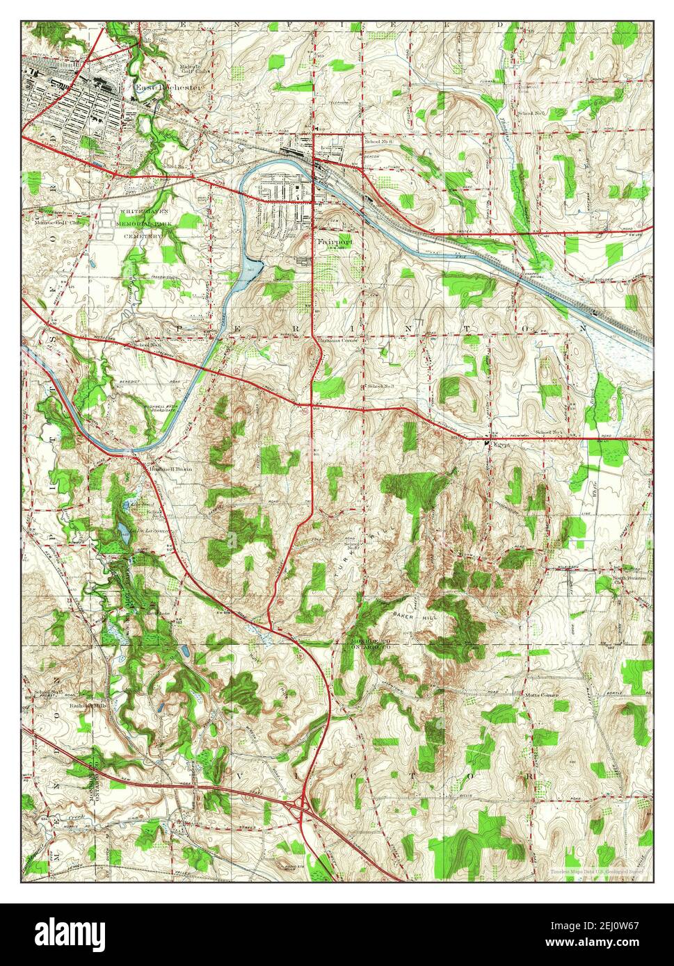 Map of fairport hires stock photography and images Alamy