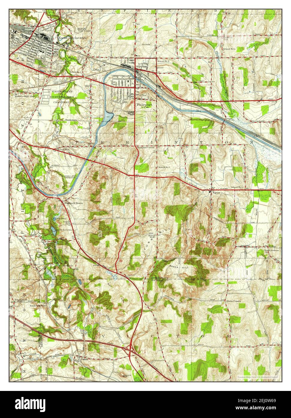 Map of fairport hires stock photography and images Alamy