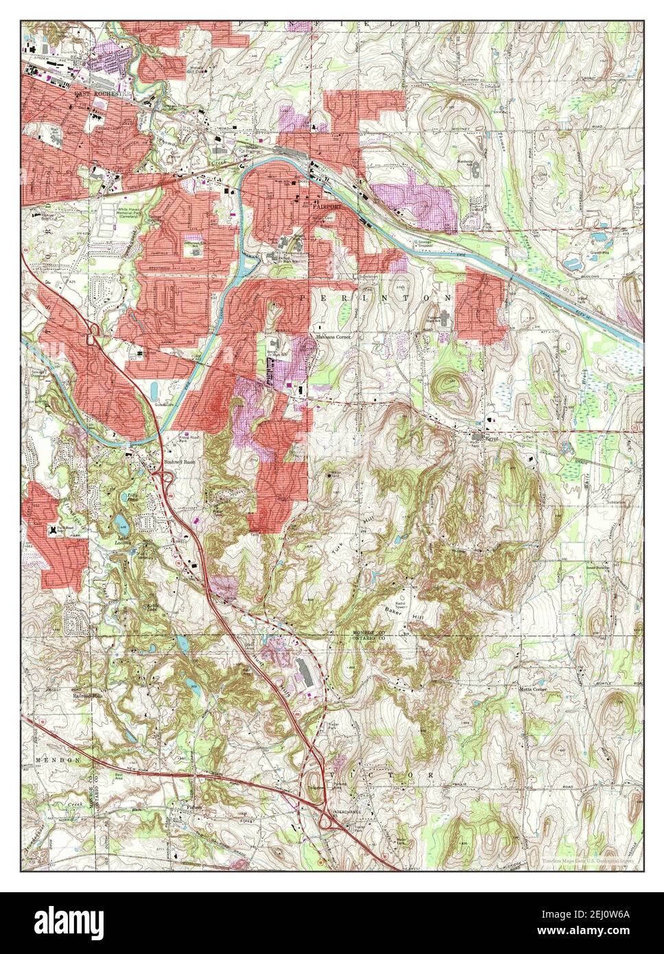Map of fairport hires stock photography and images Alamy