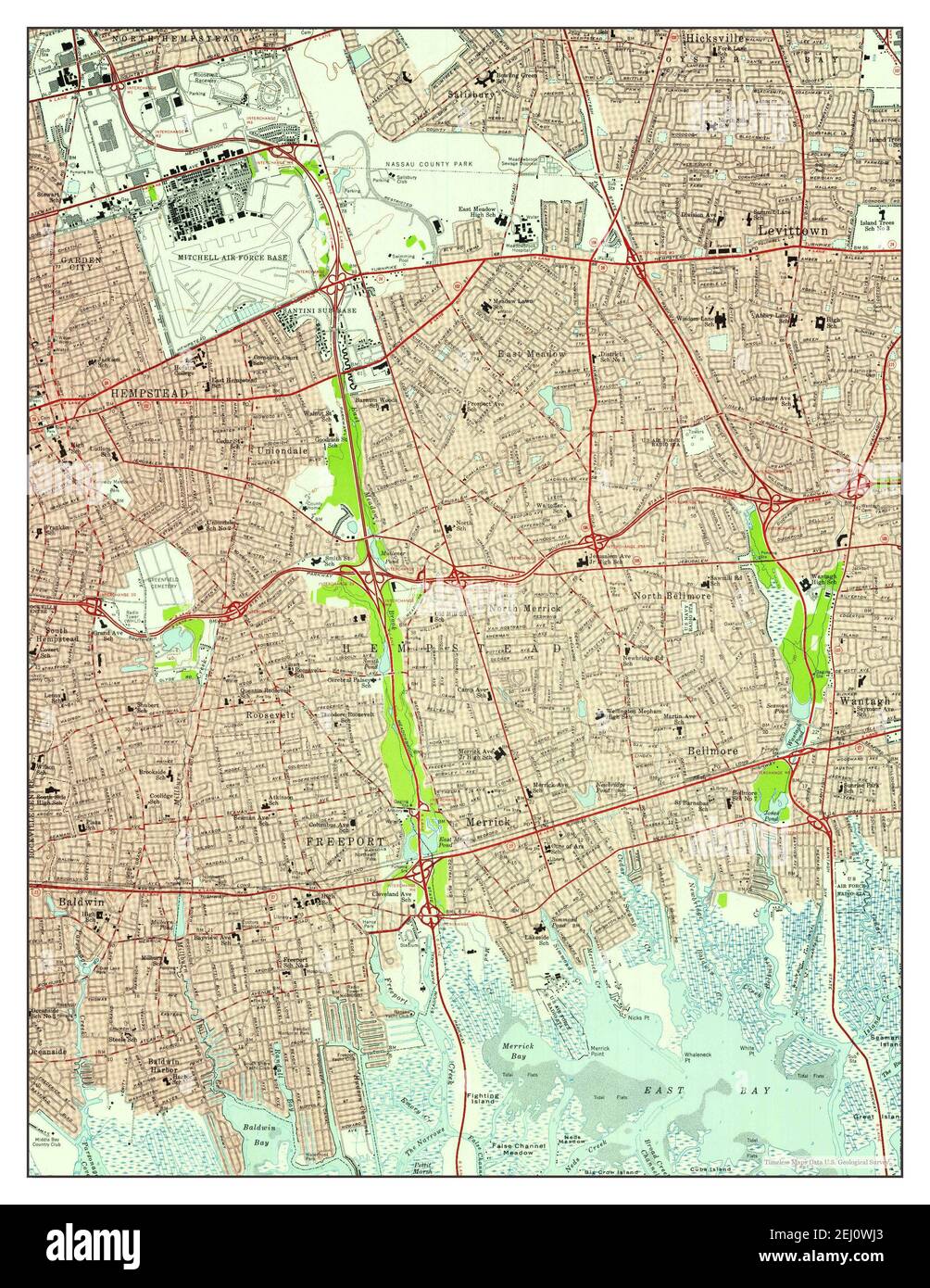 Freeport new york map Cut Out Stock Images & Pictures Alamy