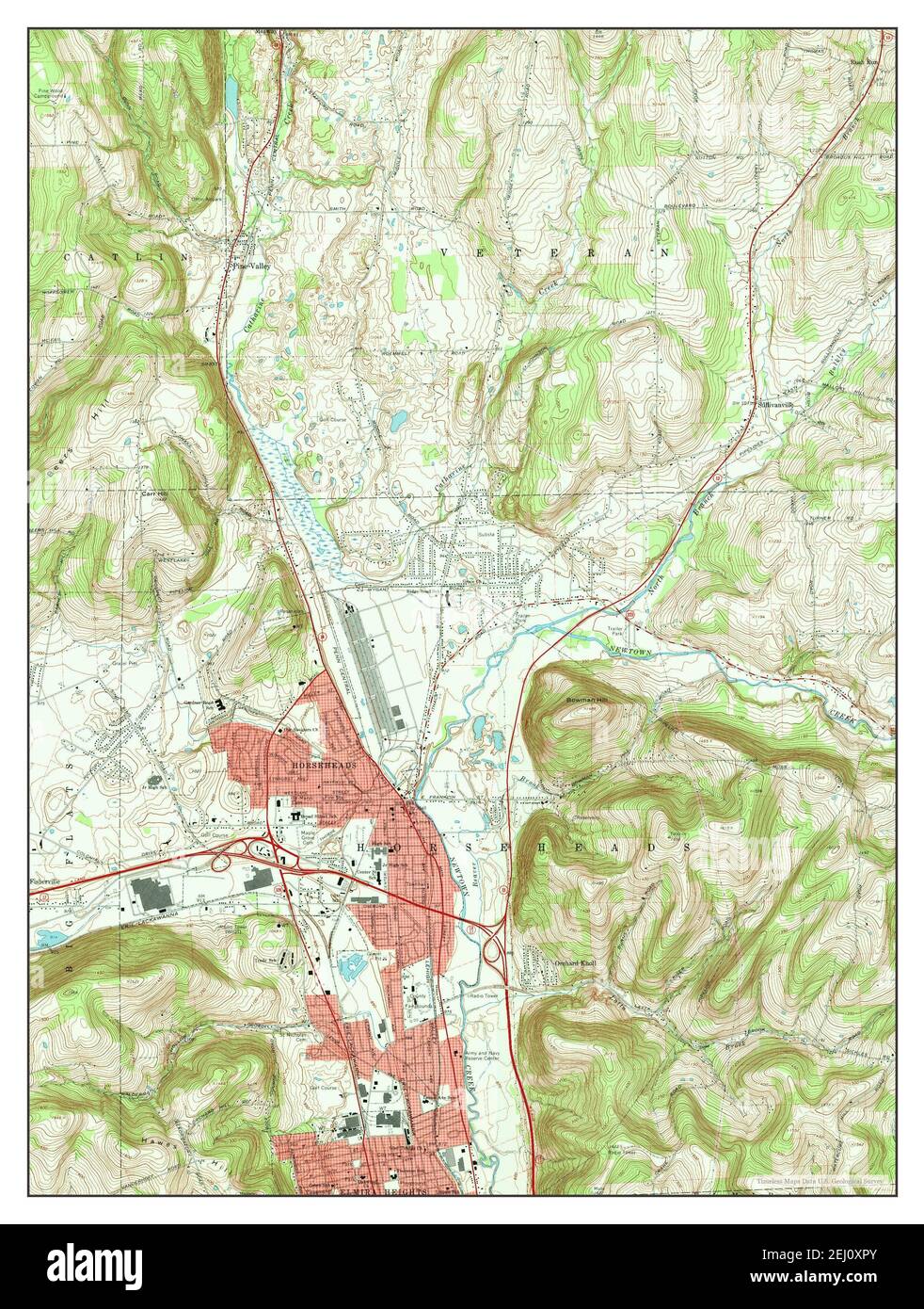 Horseheads new york map Cut Out Stock Images & Pictures Alamy