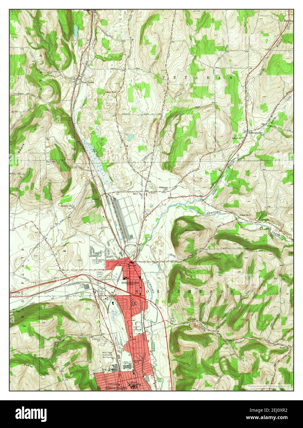 Horseheads new york map Cut Out Stock Images & Pictures Alamy