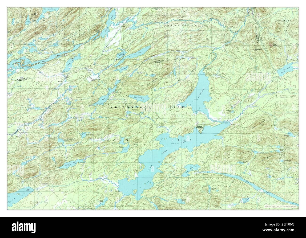 Tupper lake map Cut Out Stock Images & Pictures Alamy