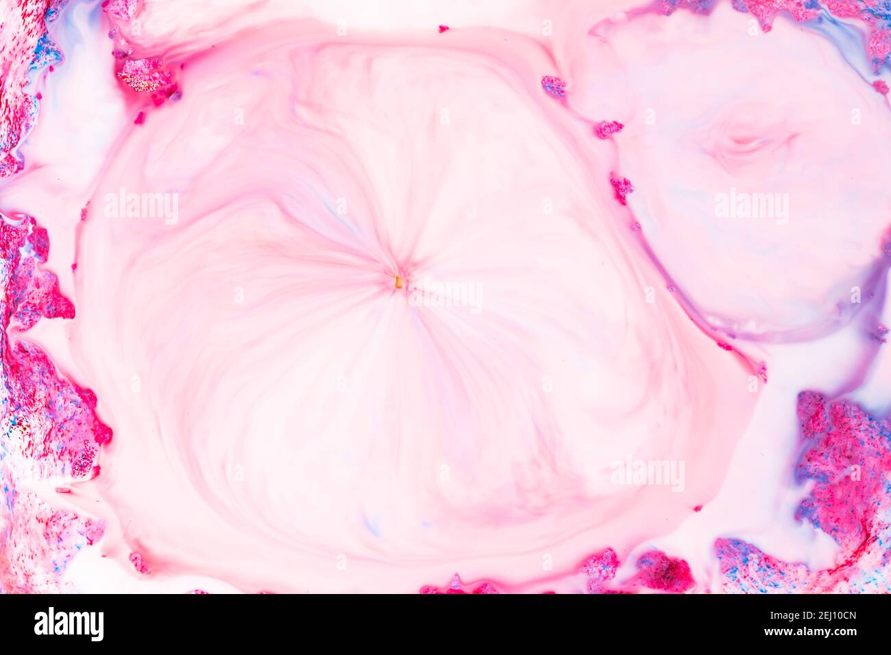 Fluid Art. Pink abstract texture. Liquid marble pattern. Abstract ink ...