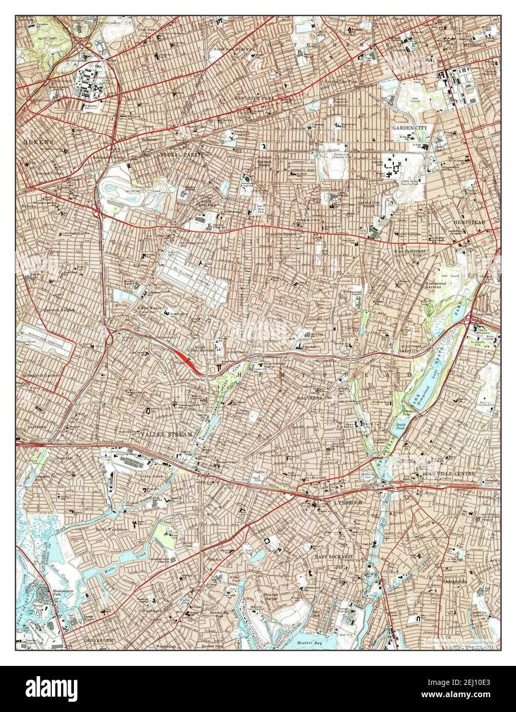 Lynbrook, New York, map 1969, 124000, United States of America by Timeless Maps, data U.S