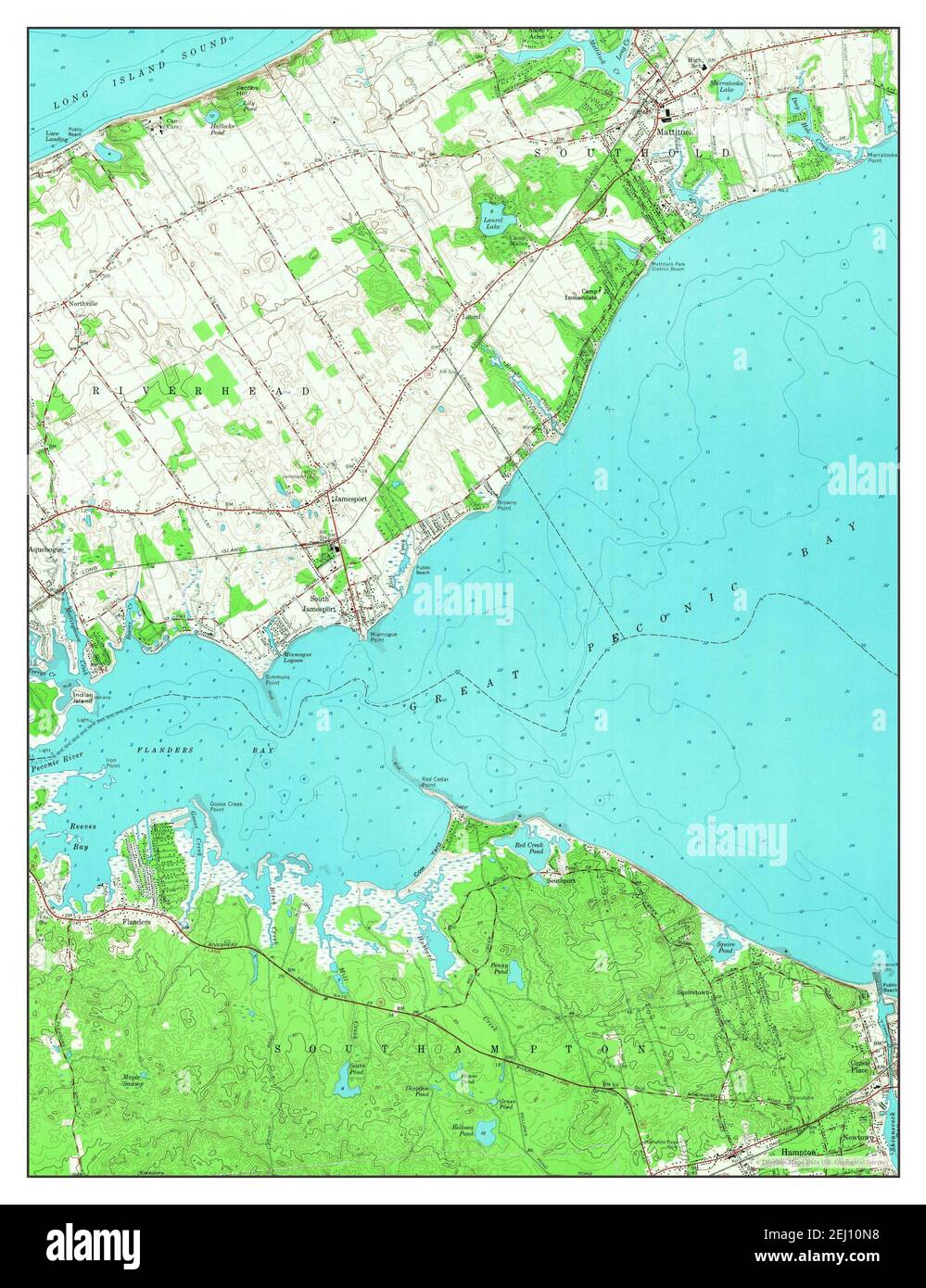 Mattituck new york map Cut Out Stock Images & Pictures Alamy