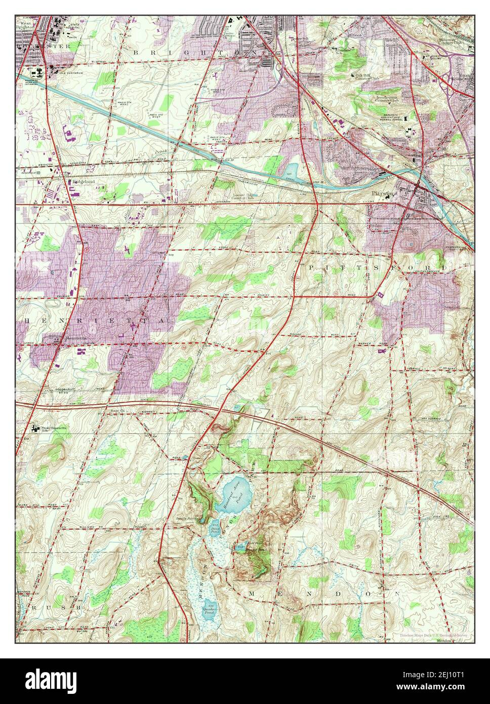 Map of mendon hires stock photography and images Alamy