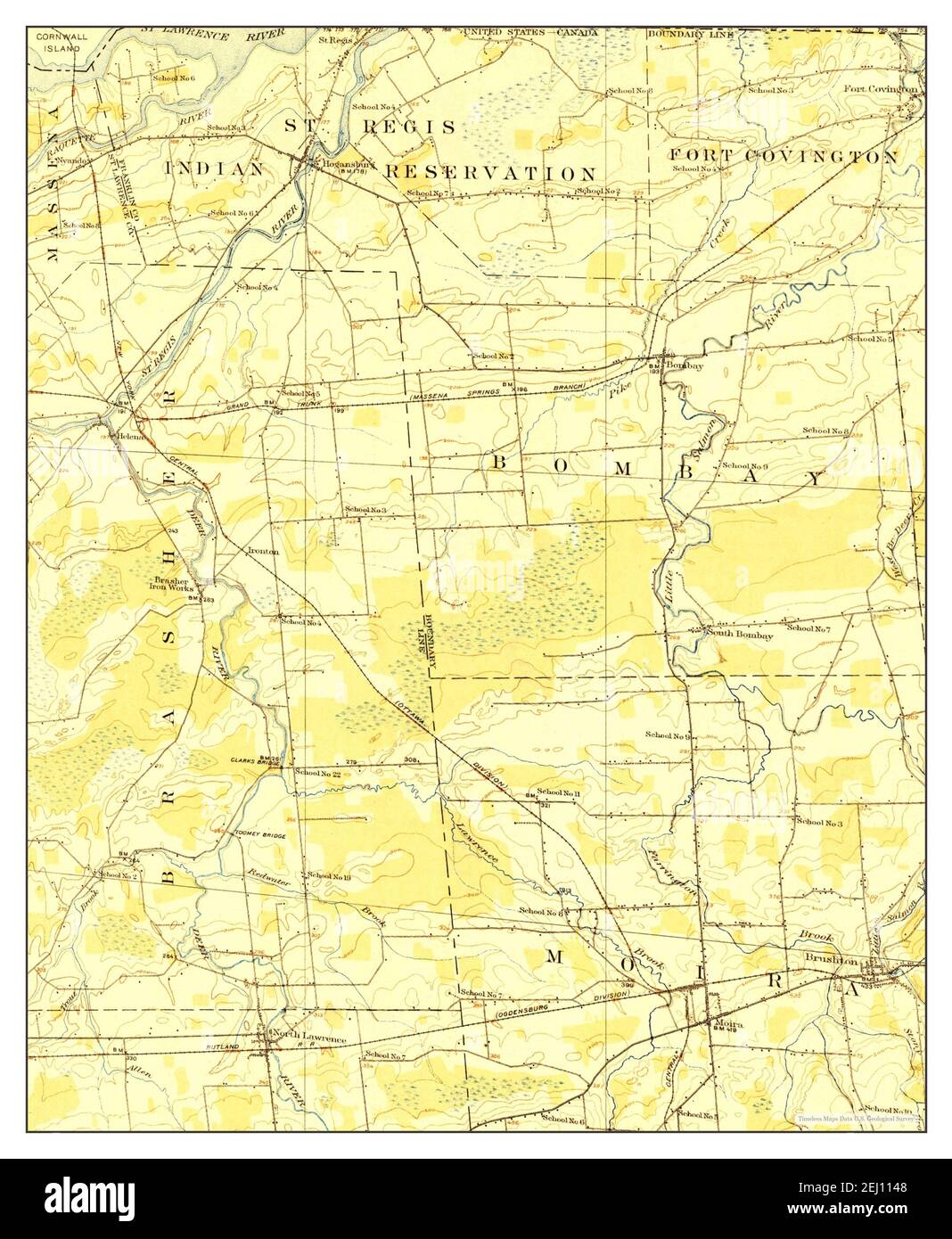 Moira new york map Cut Out Stock Images & Pictures Alamy