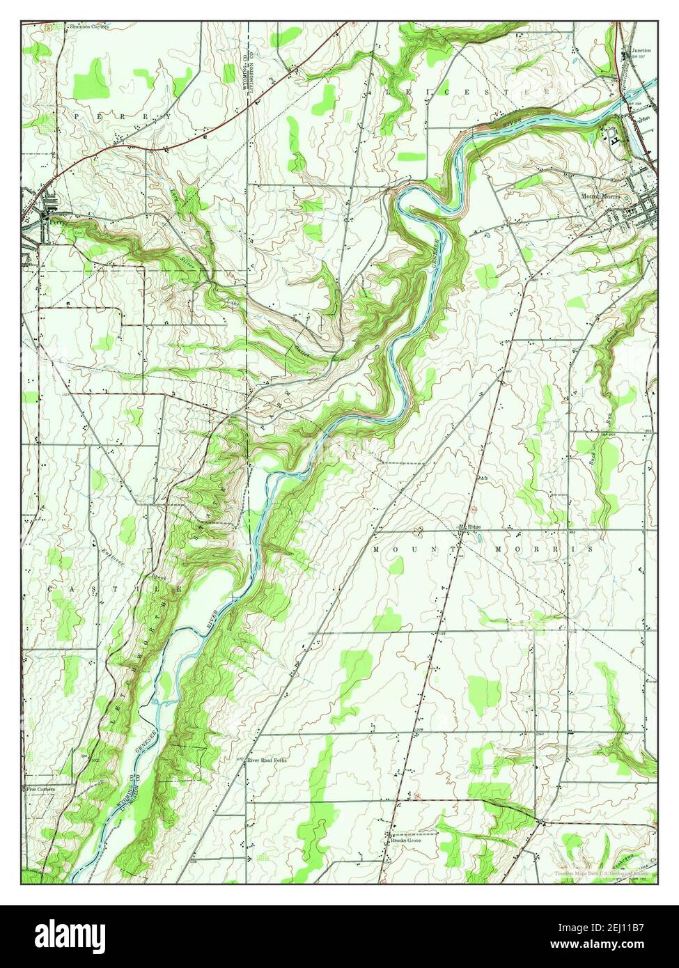 Mount morris new york map Cut Out Stock Images & Pictures Alamy