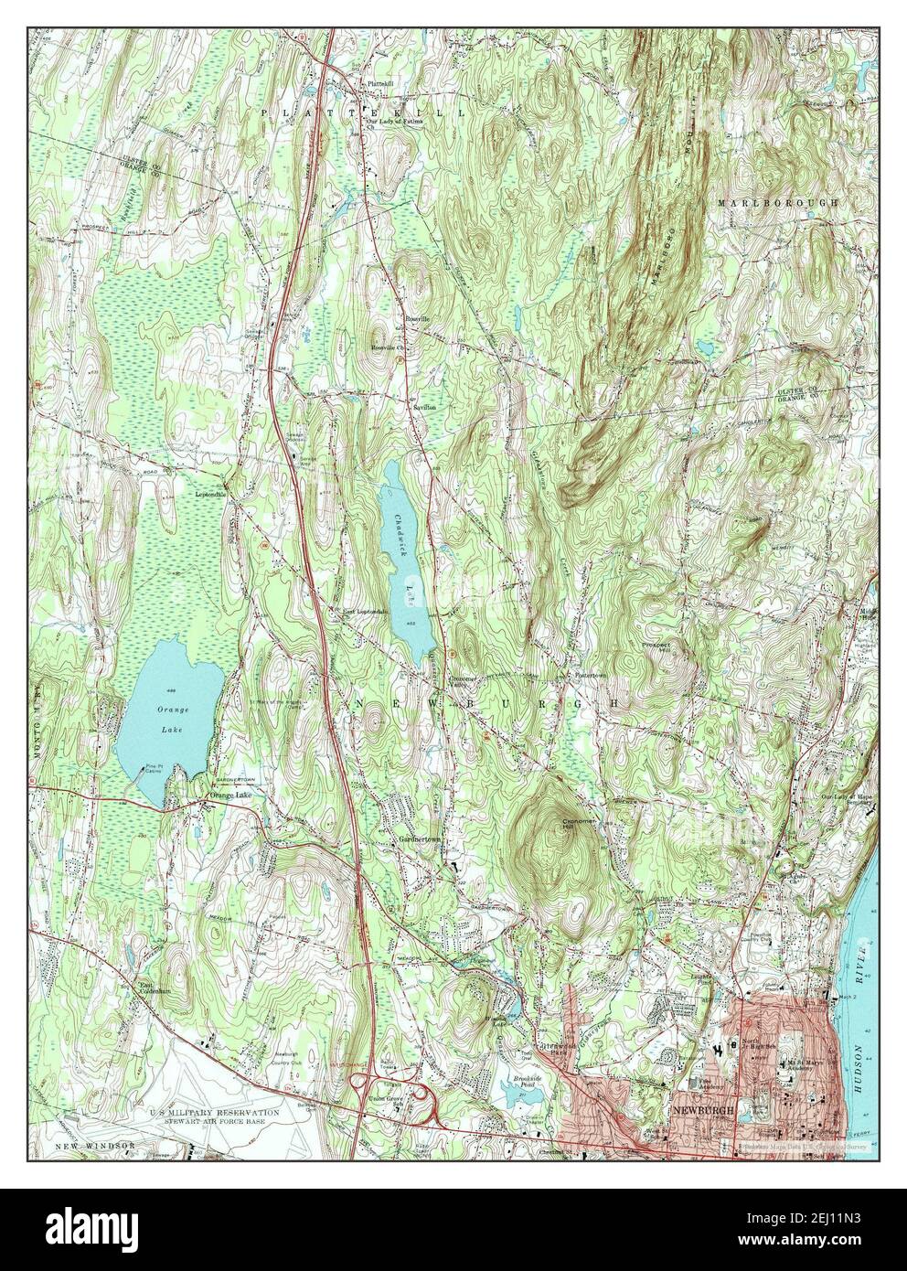 Newburgh New York map 1957 1 24000 - Newburgh New York Map 1957 124000 United States Of America By Timeless Maps Data Us Geological Survey 2EJ11N3