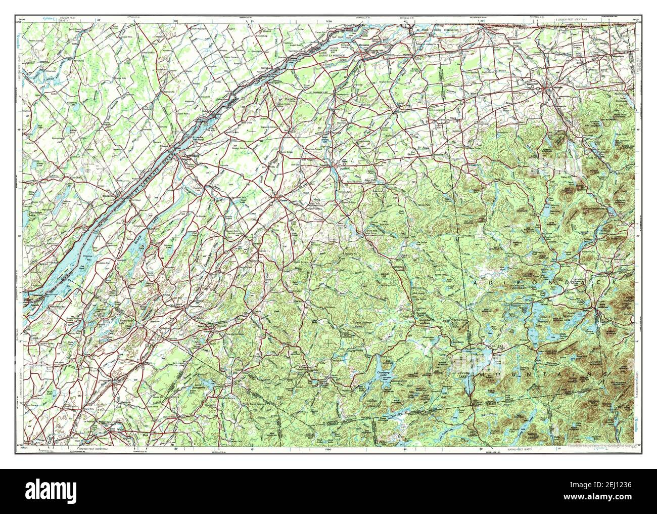 Map of ogdensburg new york hires stock photography and images Alamy