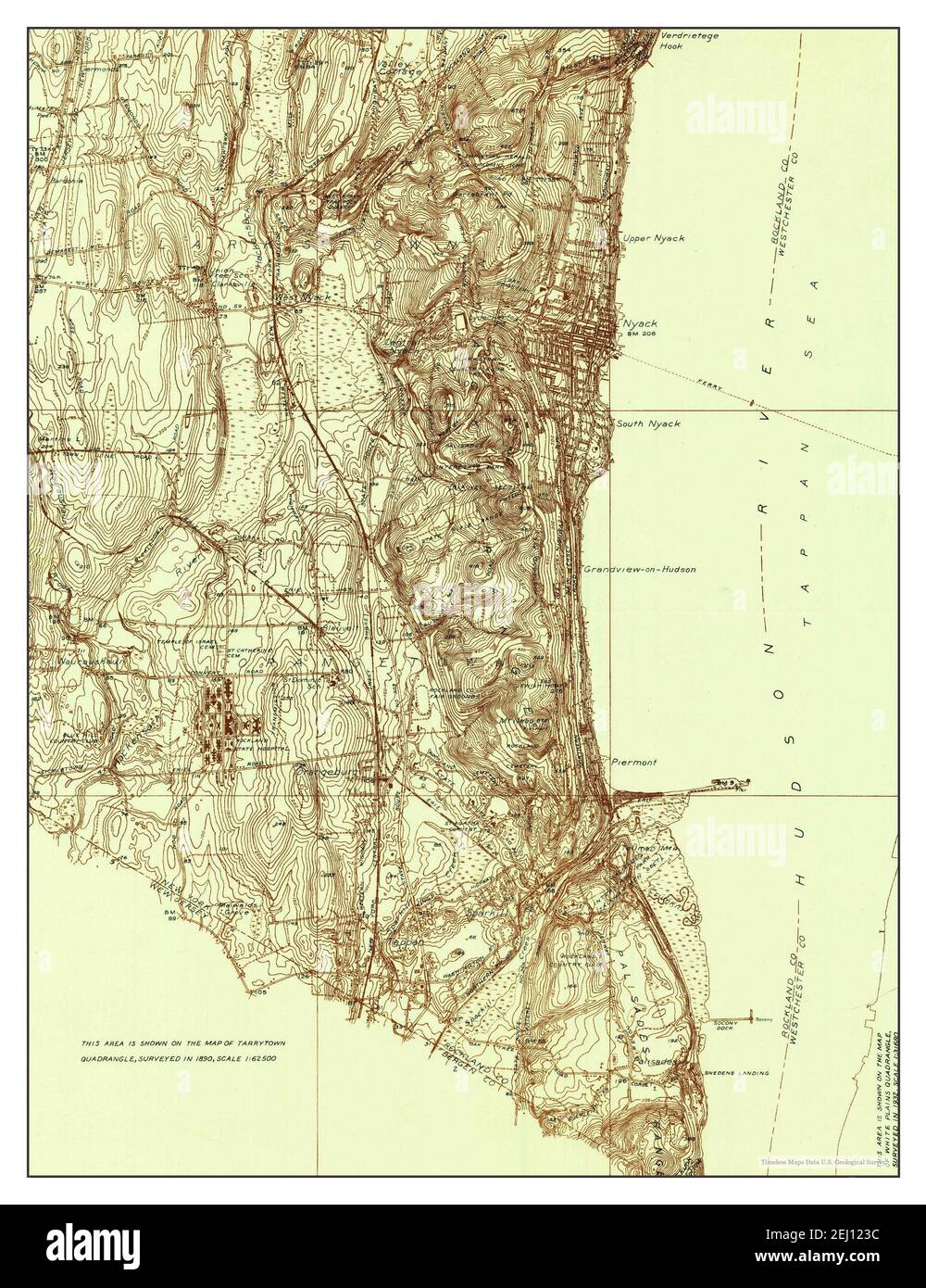 Nyack New York map 1937 1 24000 - Nyack New York Map 1937 124000 United States Of America By Timeless Maps Data Us Geological Survey 2EJ123C