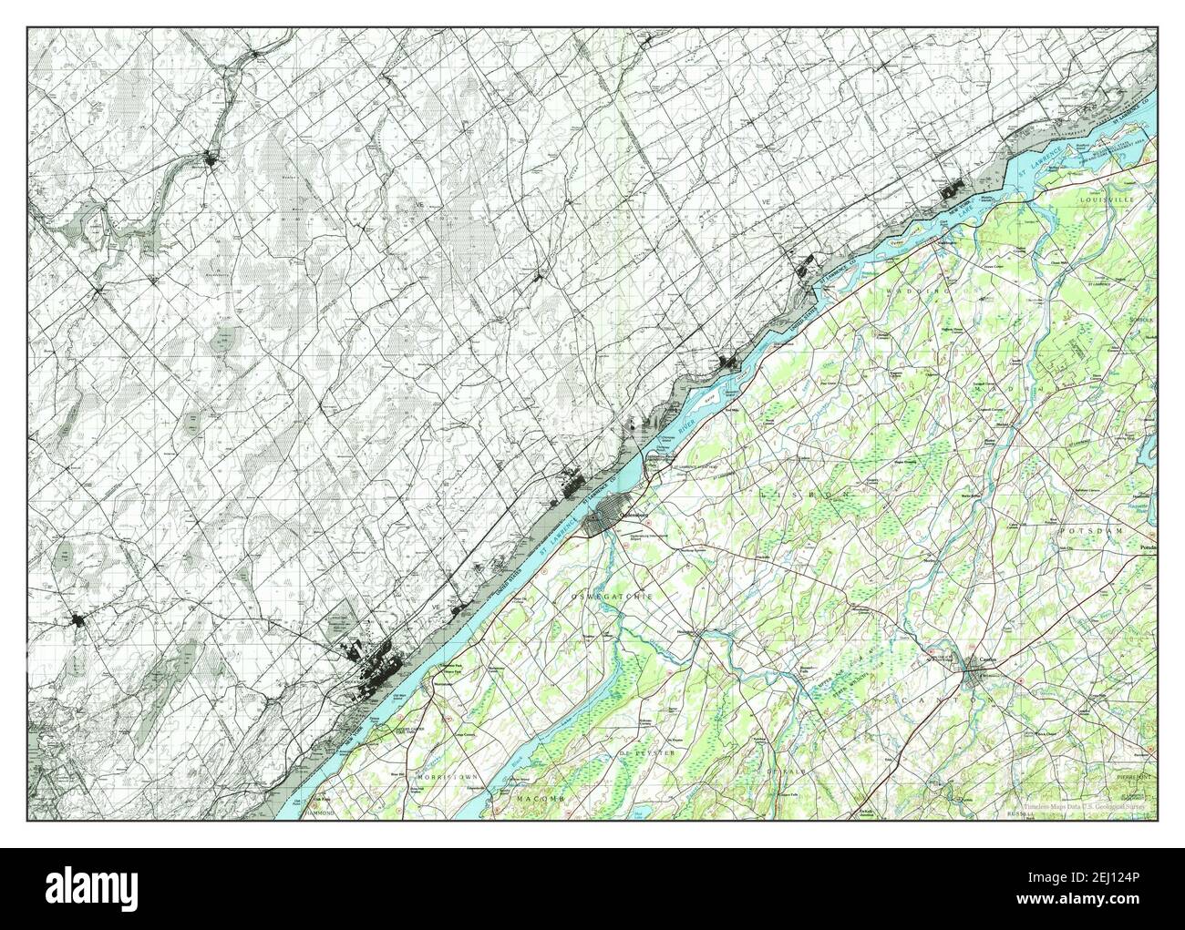 Ogdensburg new york map hires stock photography and images Alamy
