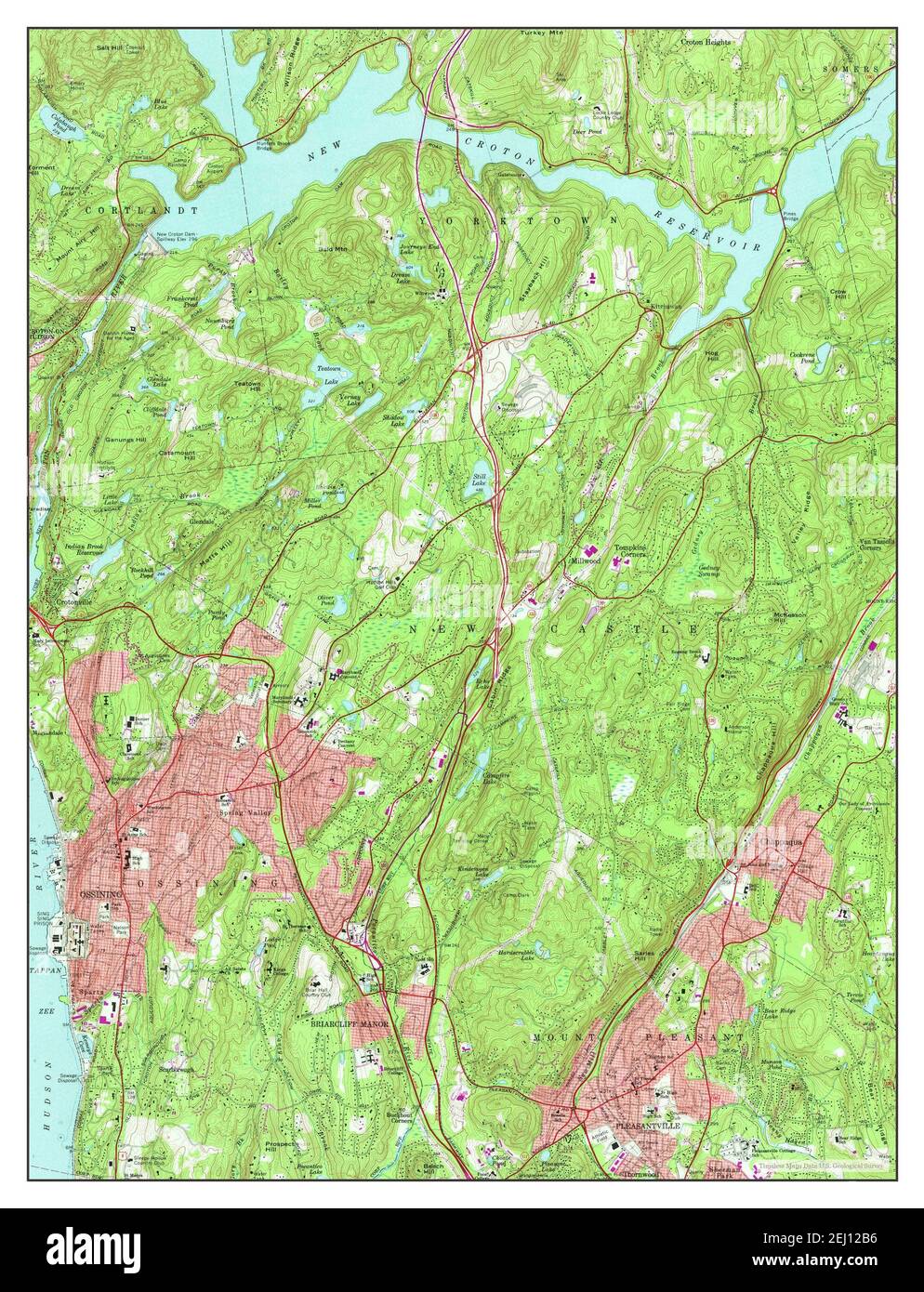Map of ossining Cut Out Stock Images & Pictures Alamy