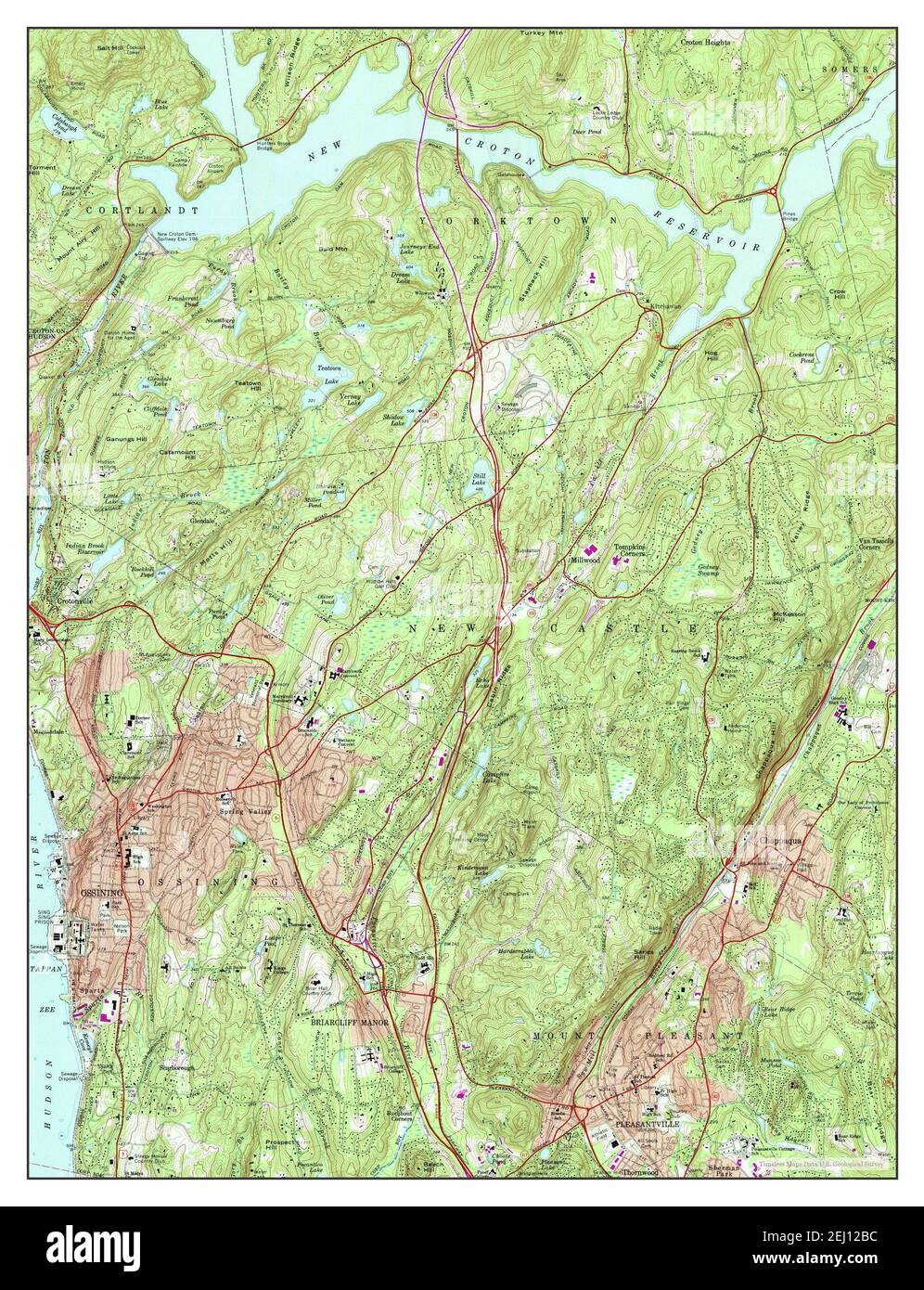 Map of ossining new york Cut Out Stock Images & Pictures Alamy