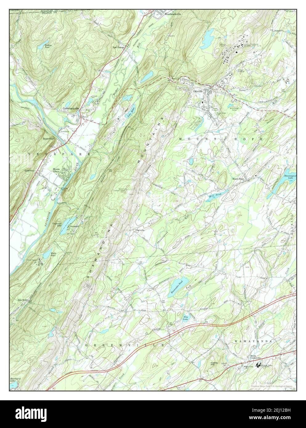 Otisville, New York, map 1969, 124000, United States of America by Timeless Maps, data U.S