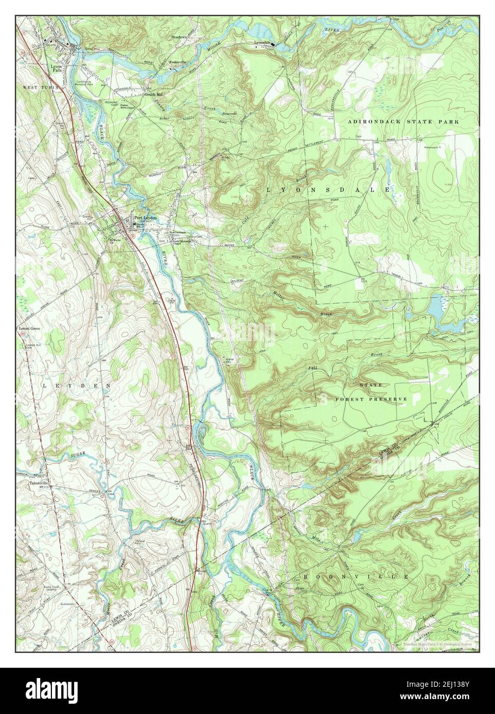 Port Leyden, New York, map 1966, 124000, United States of America by Timeless Maps, data U.S