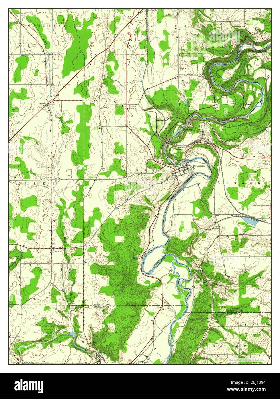 Map of portageville hires stock photography and images Alamy