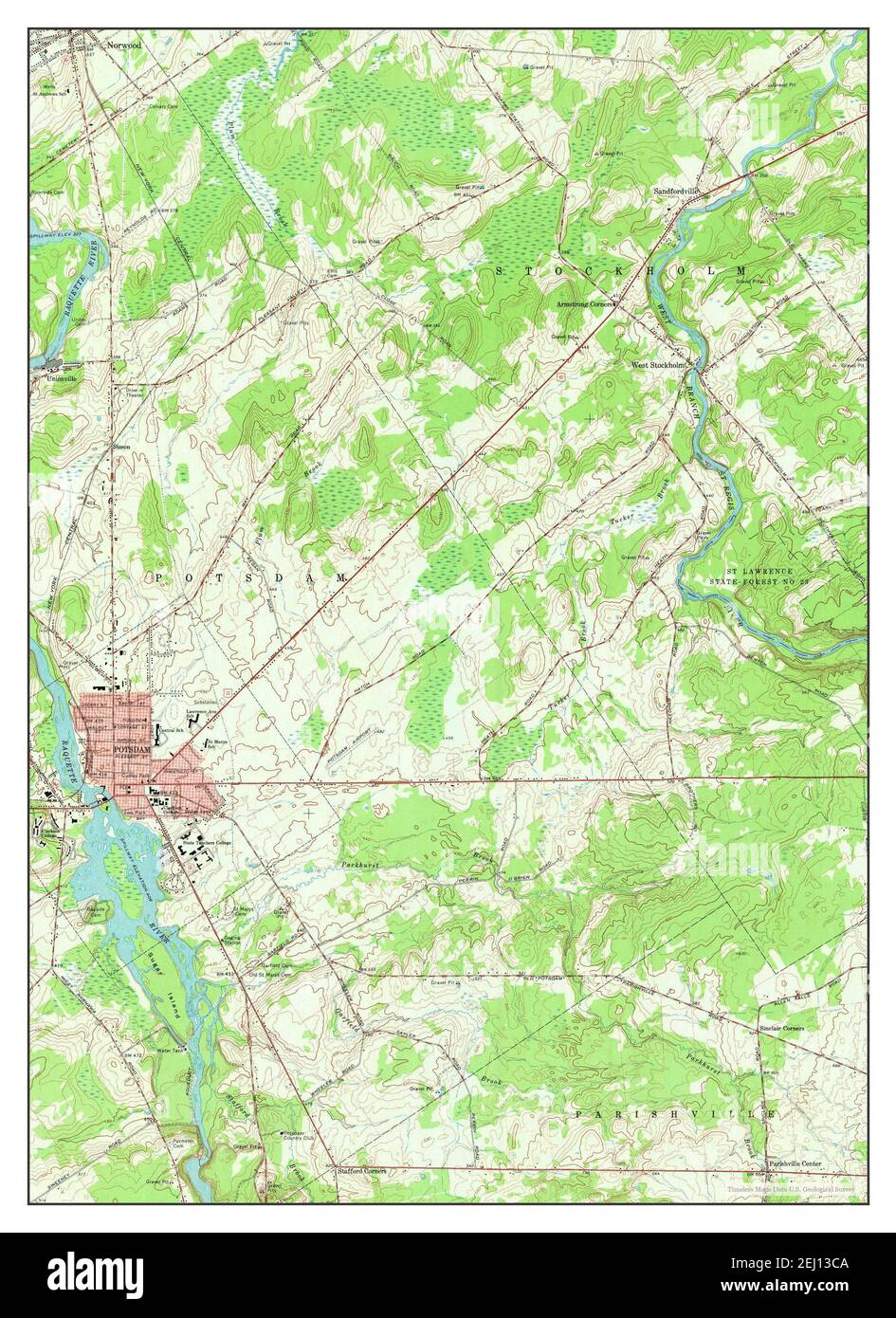 St Paul Park, Minnesota, map 1950, 1:24000, United States of America by  Timeless Maps, data U.S. Geological Survey Stock Photo - Alamy