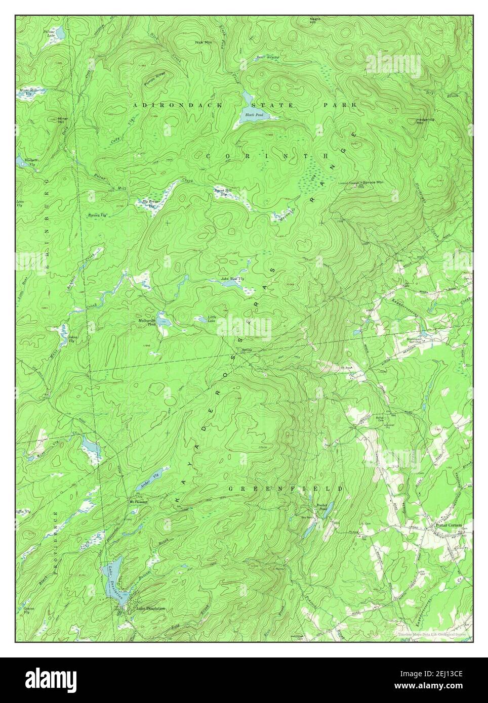 Porter Corners, New York, map 1968, 124000, United States of America