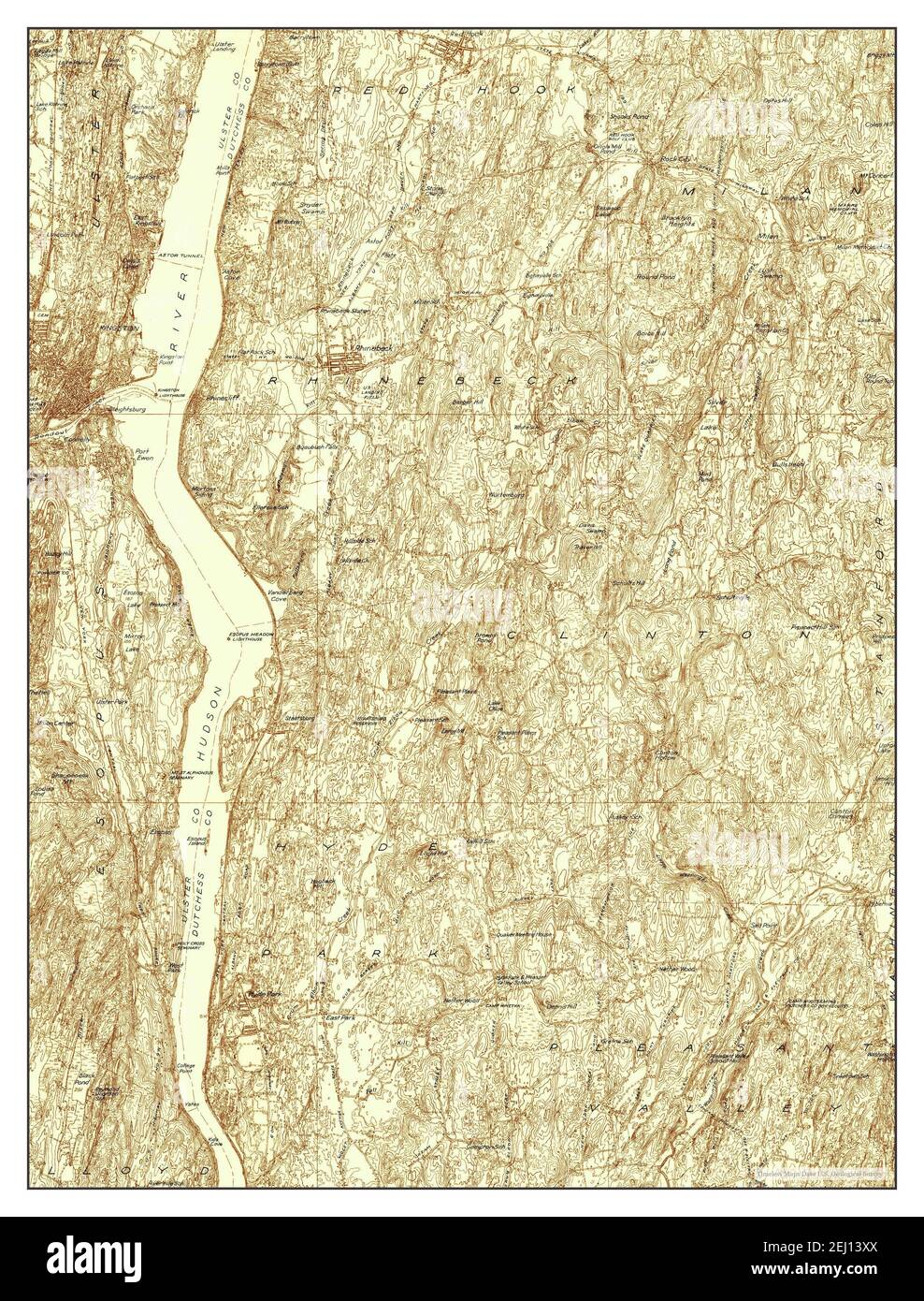 Rhinebeck New York map 1934 - Rhinebeck New York Map 1934 148000 United States Of America By Timeless Maps Data Us Geological Survey 2EJ13XX