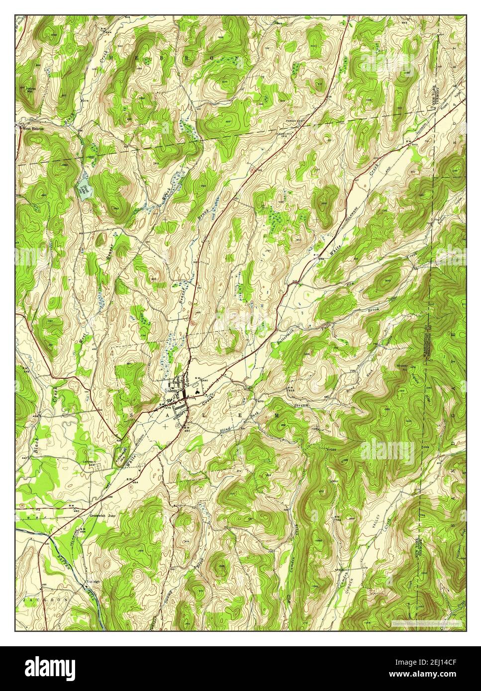 Salem, New York, map 1944, 124000, United States of America by