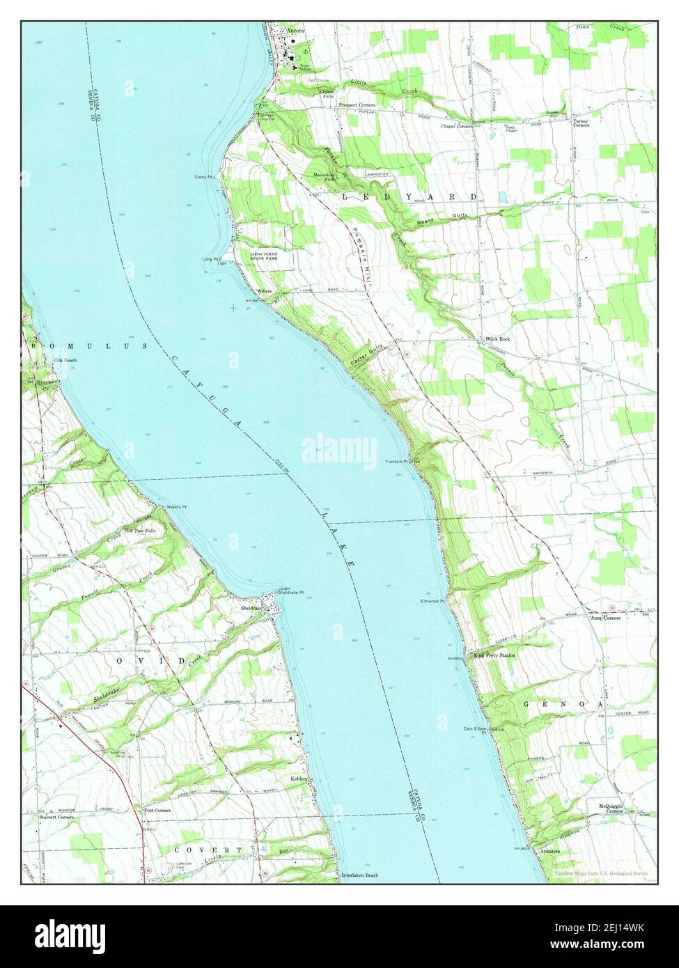 Sheldrake new york map hires stock photography and images Alamy