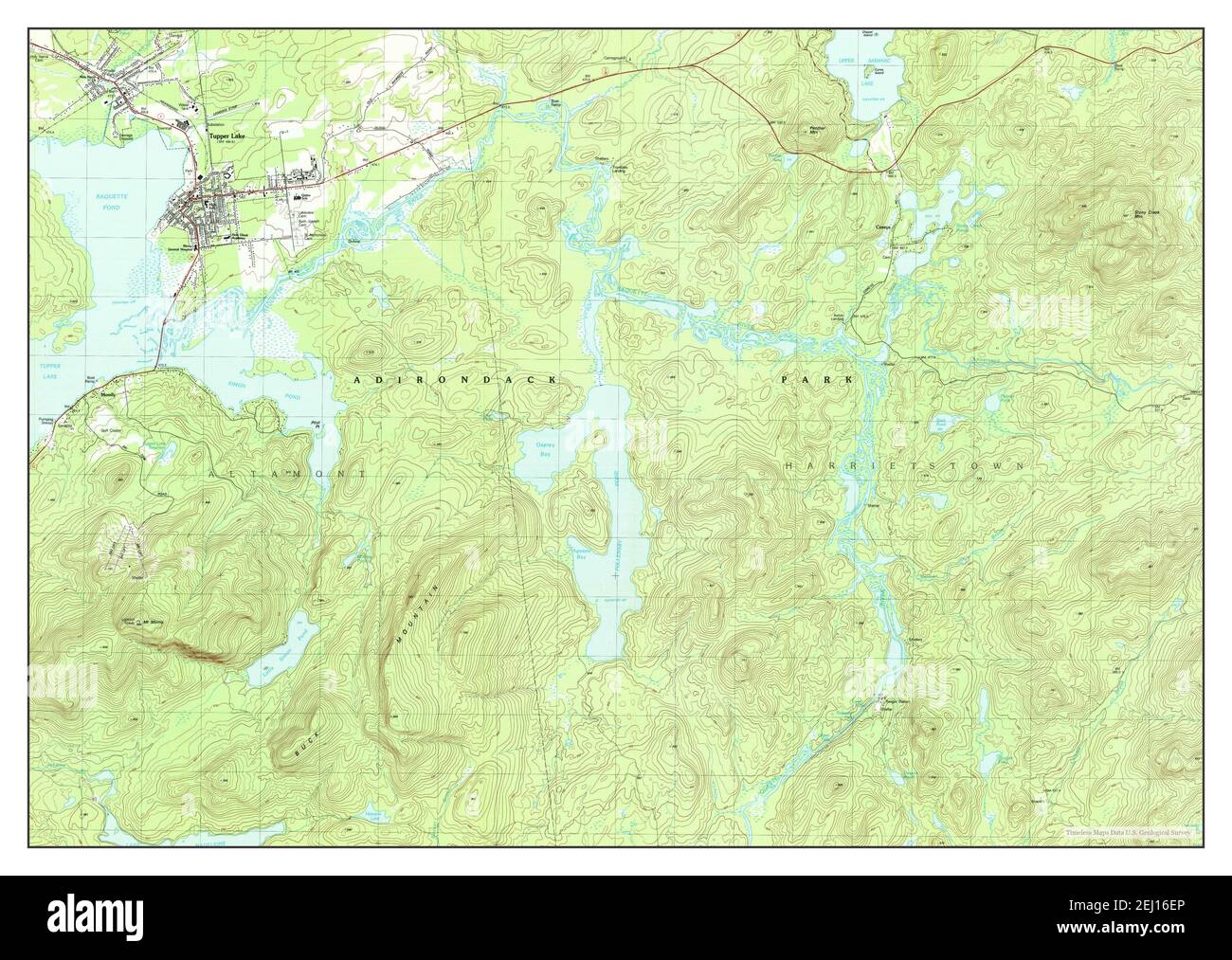 Tupper Lake, New York, map 1979, 125000, United States of America by