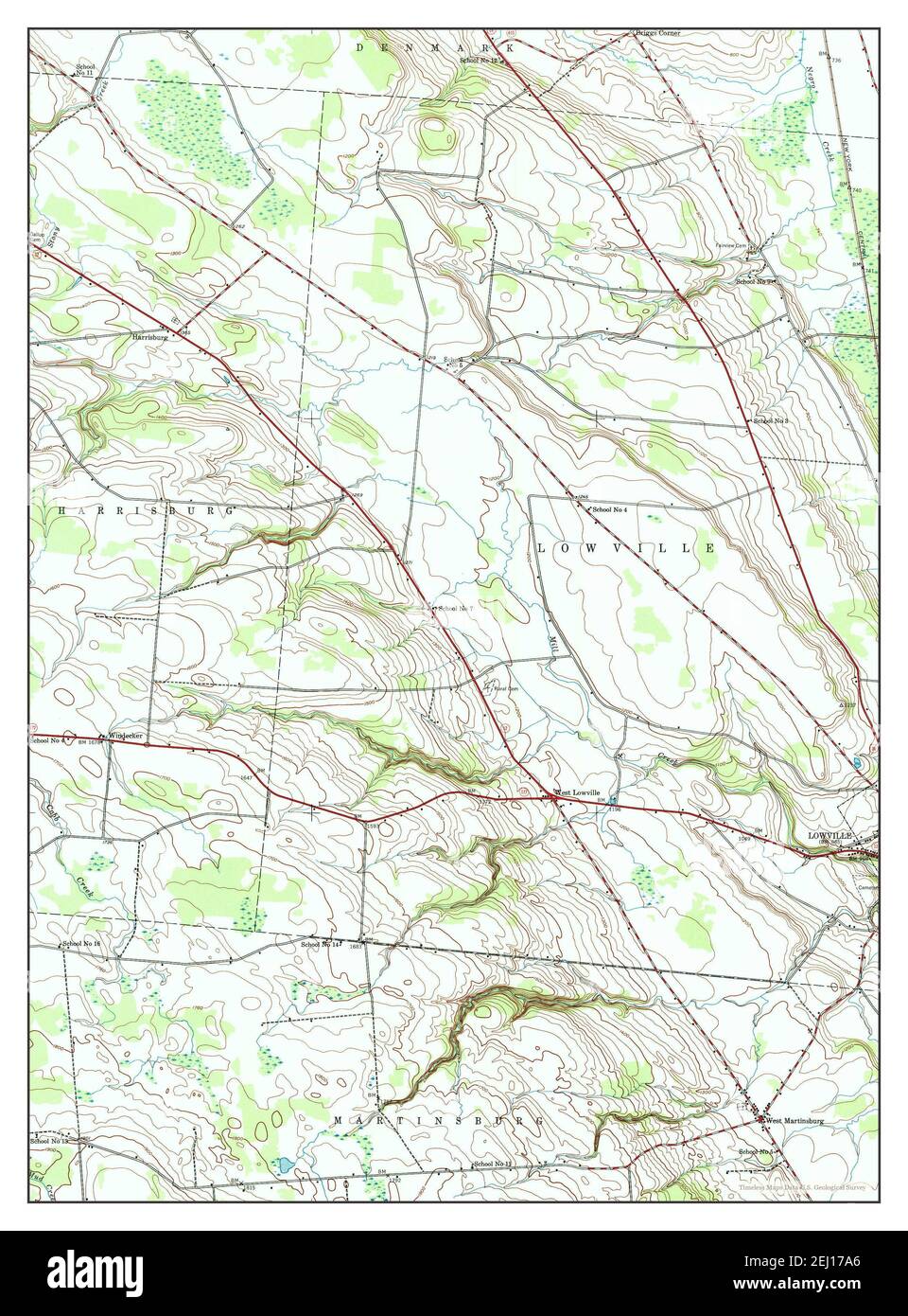 Map of lowville hires stock photography and images Alamy