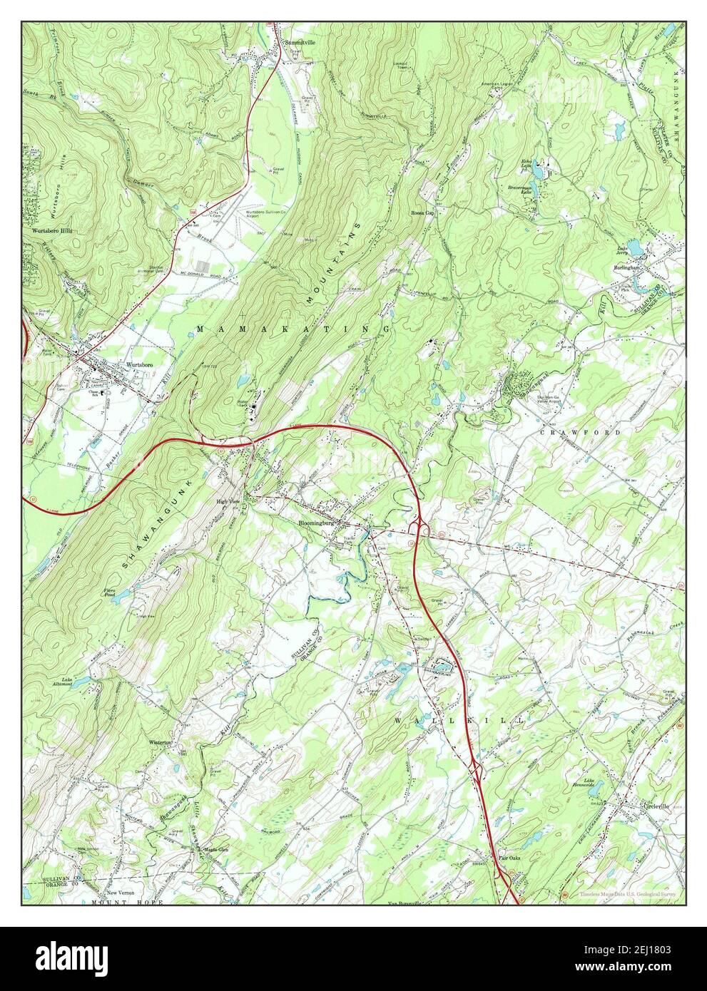 Wurtsboro new york map Cut Out Stock Images & Pictures Alamy