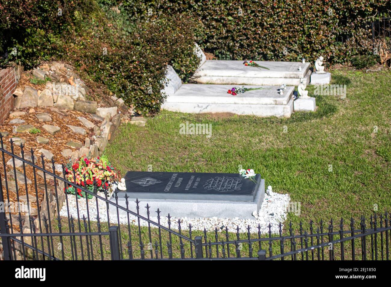 The resting place for both of the Allman Brothers, Duane, and Gregg