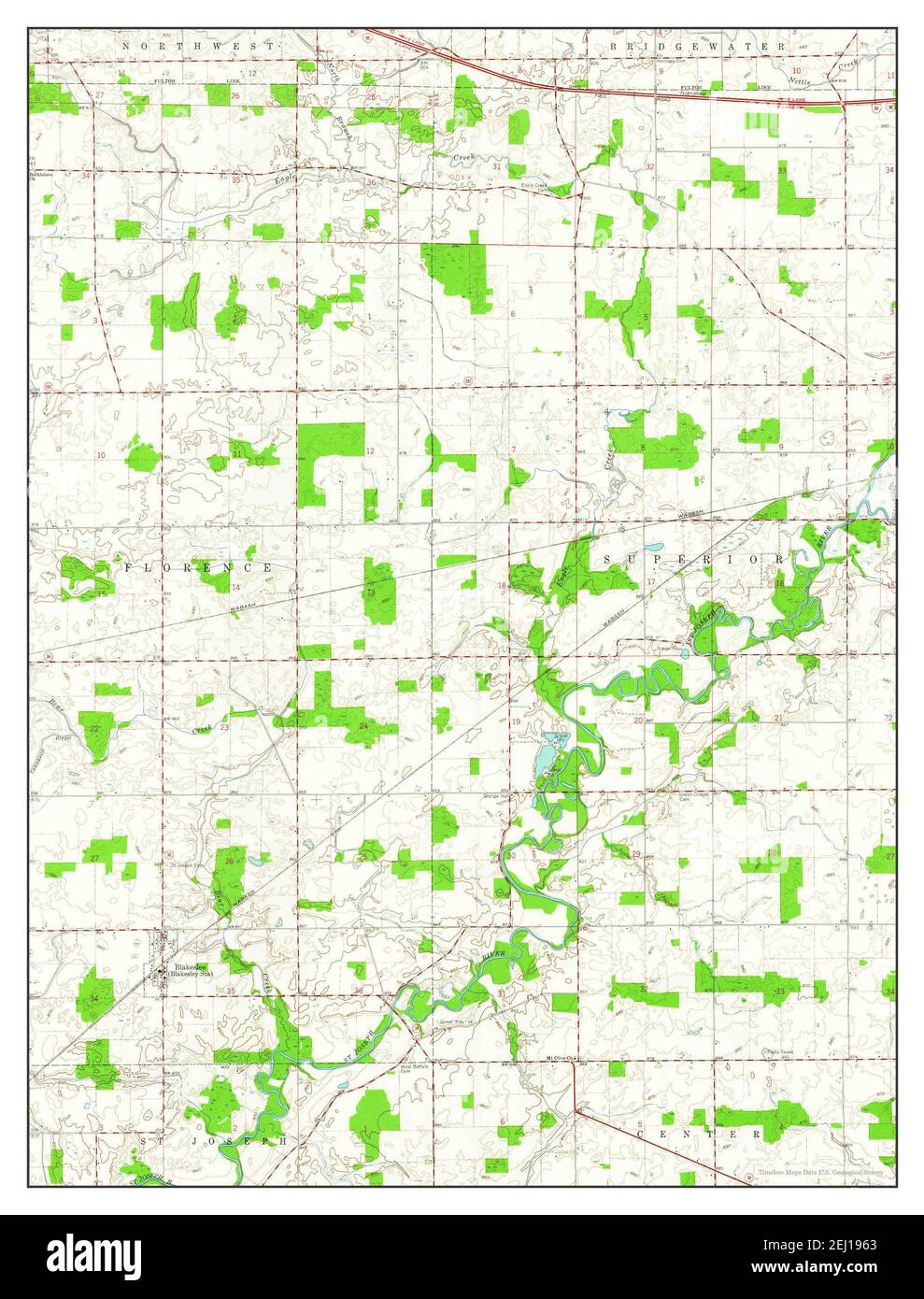 Map of blakeslee hires stock photography and images Alamy