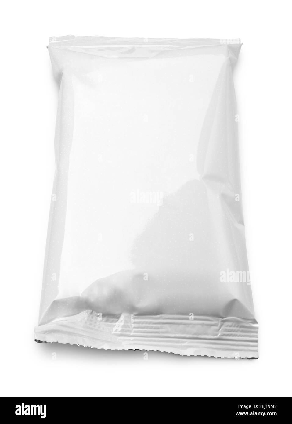 Premium Photo  Clear disposable plastic bag on white background