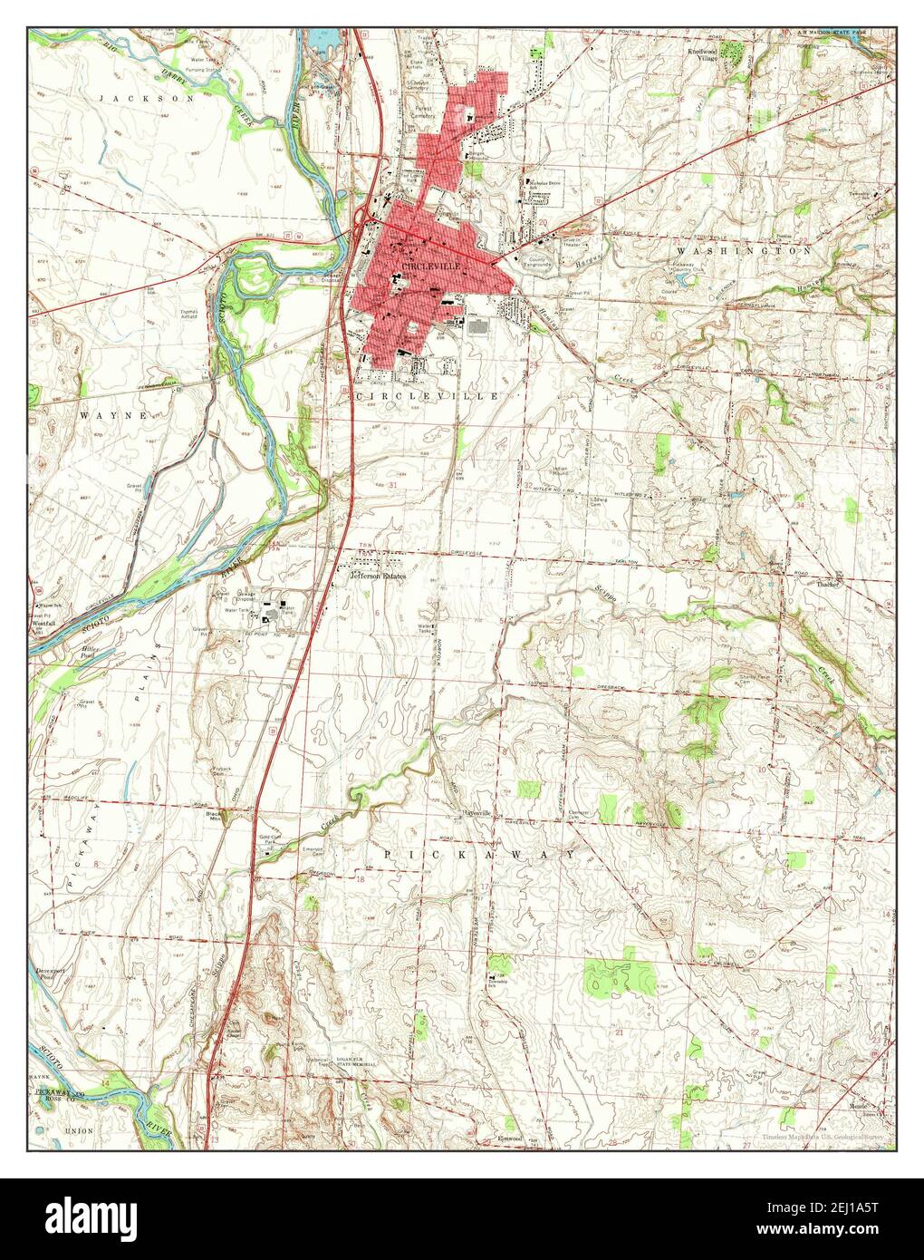 Circleville, Ohio, map 1961, 1:24000, United States of America by ...