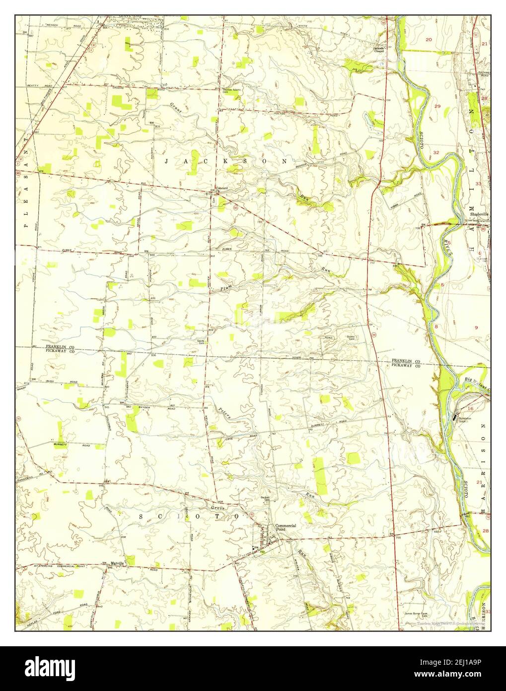Map of commercial routes historic hires stock photography and images