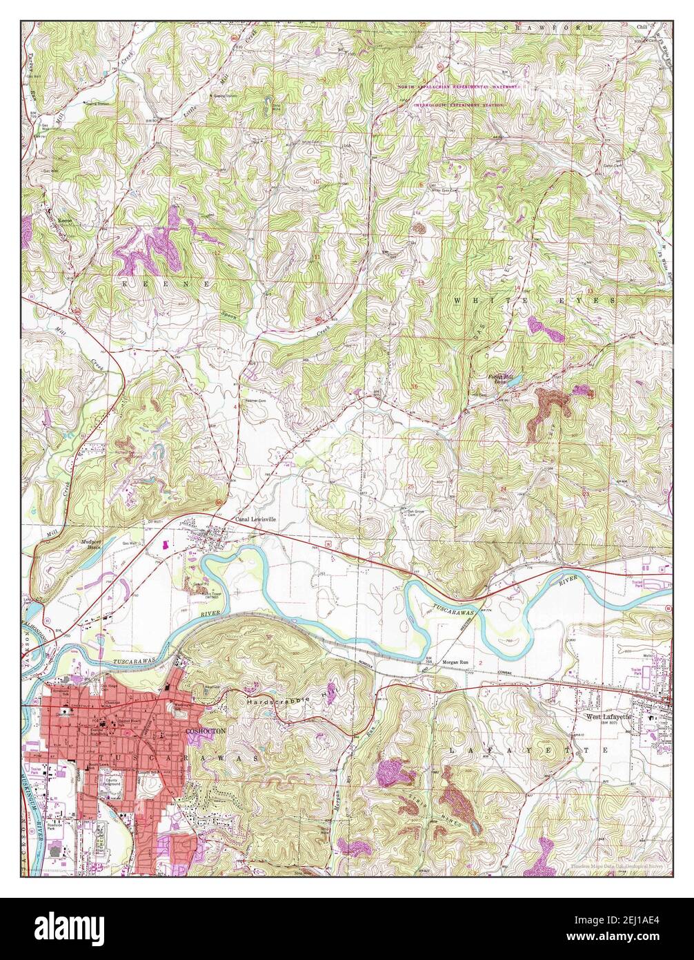 Coshocton ohio map hires stock photography and images Alamy