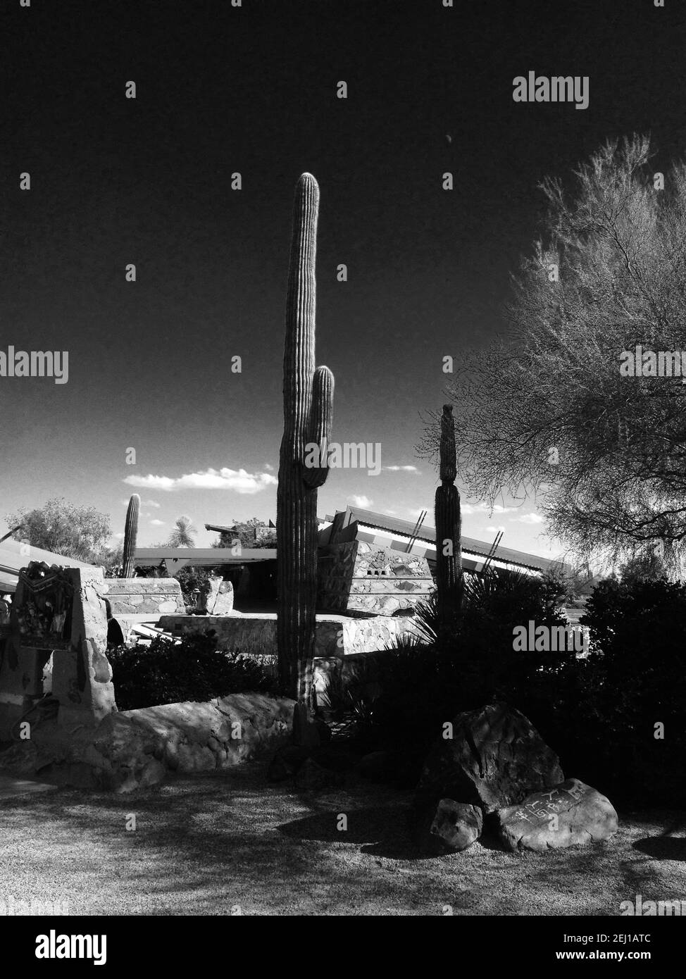 Arizona taliesin west Black and White Stock Photos & Images - Alamy