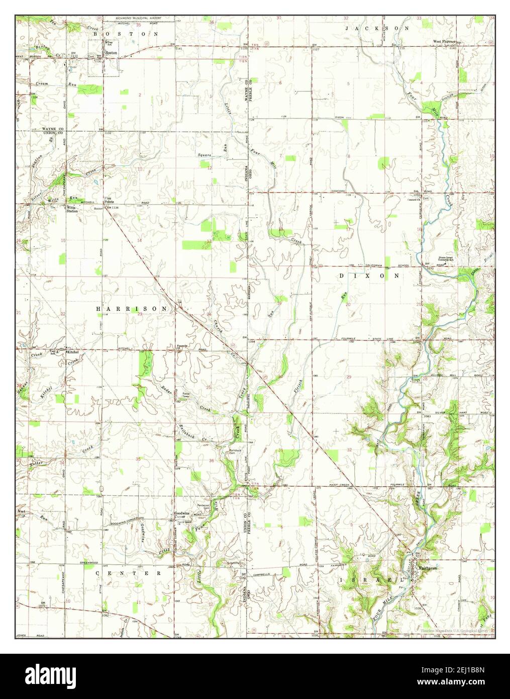 Fairhaven, Ohio, map 1960, 124000, United States of America by