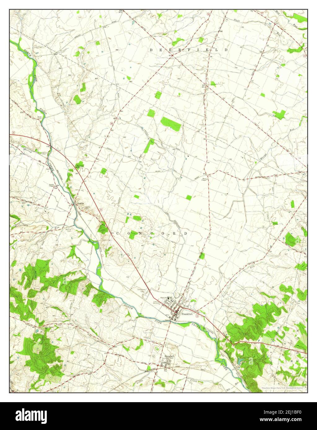 Frankfort Ohio map 1961 1 24000 - Frankfort Ohio Map 1961 124000 United States Of America By Timeless Maps Data Us Geological Survey 2EJ1BF0 