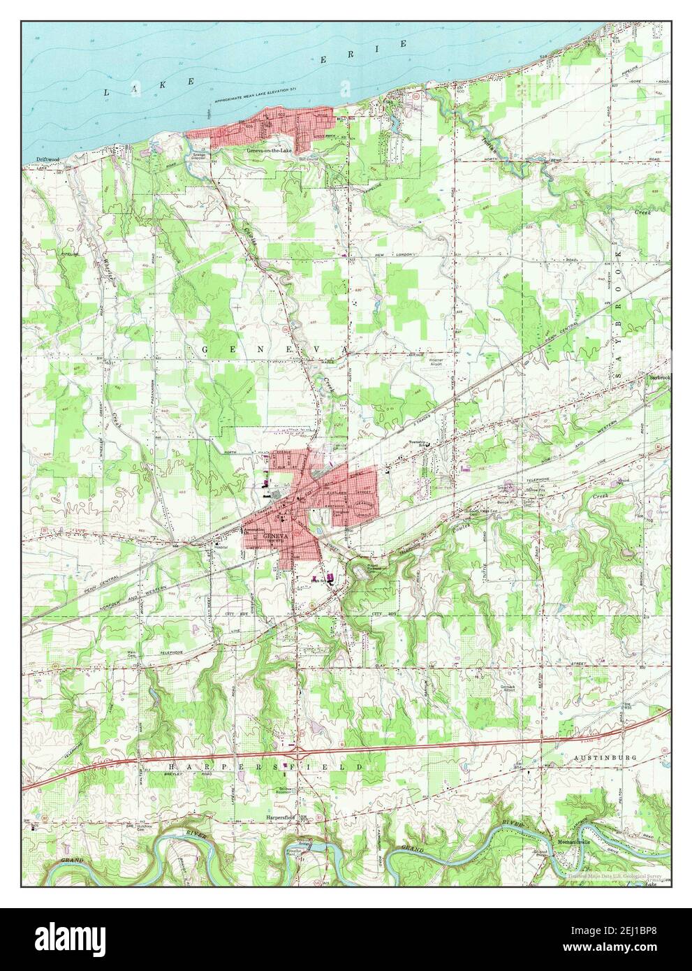 Geneva street map hires stock photography and images Alamy