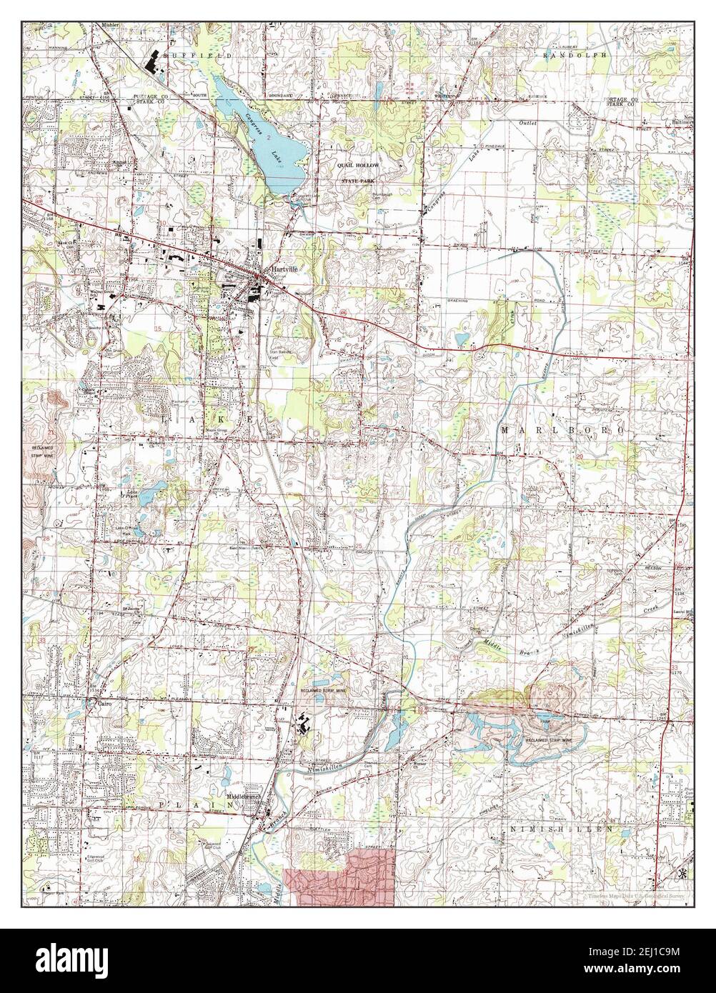 Hartville, Ohio, map 1994, 124000, United States of America by