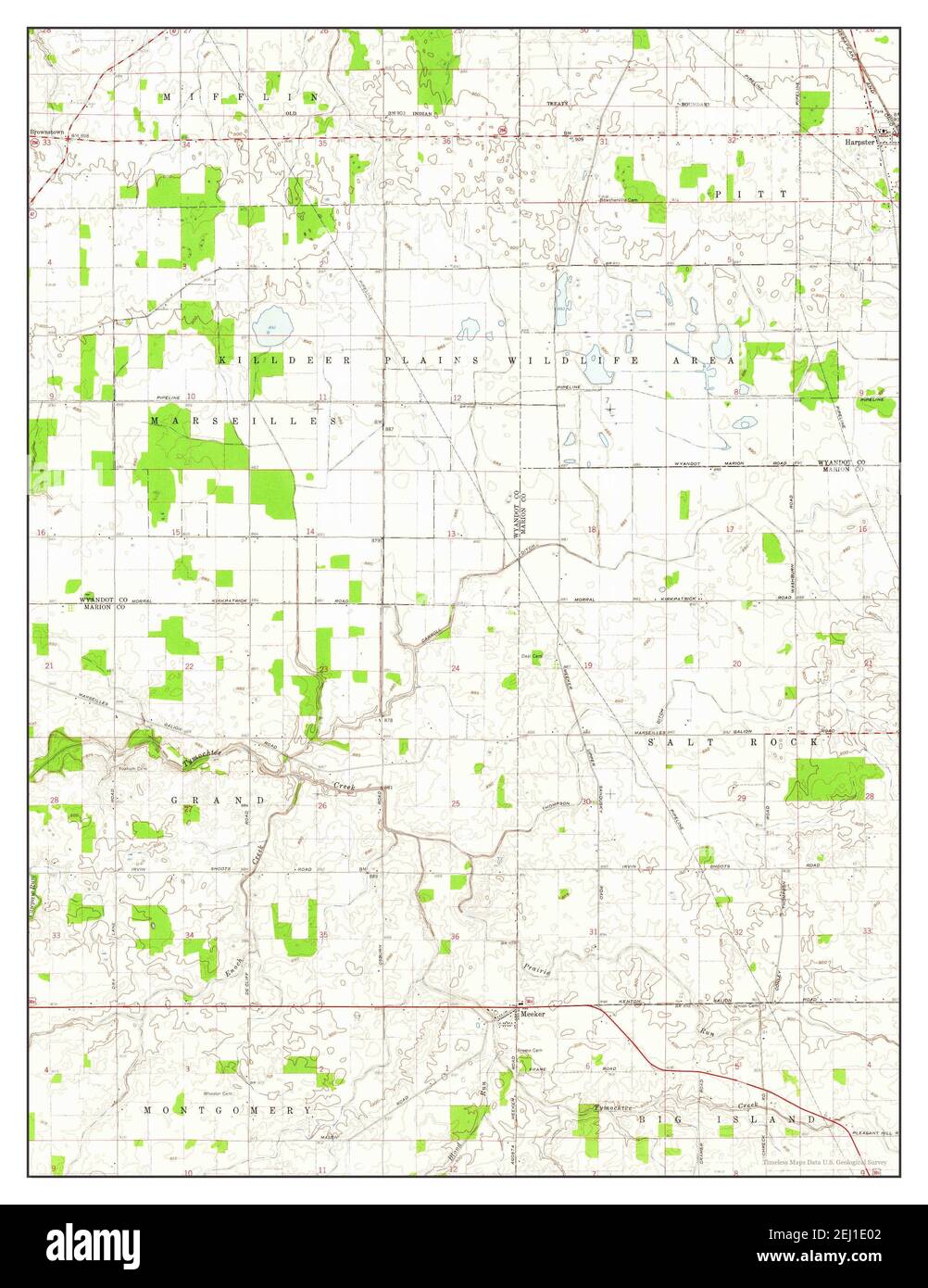 Map of meeker hires stock photography and images Alamy