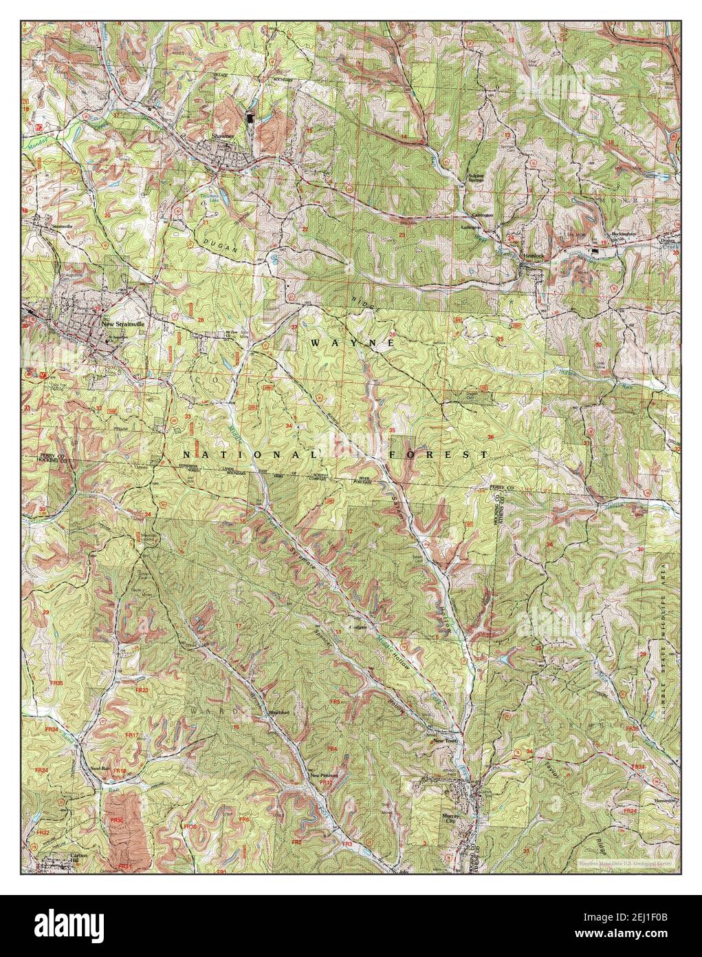 New straitsville map hires stock photography and images Alamy