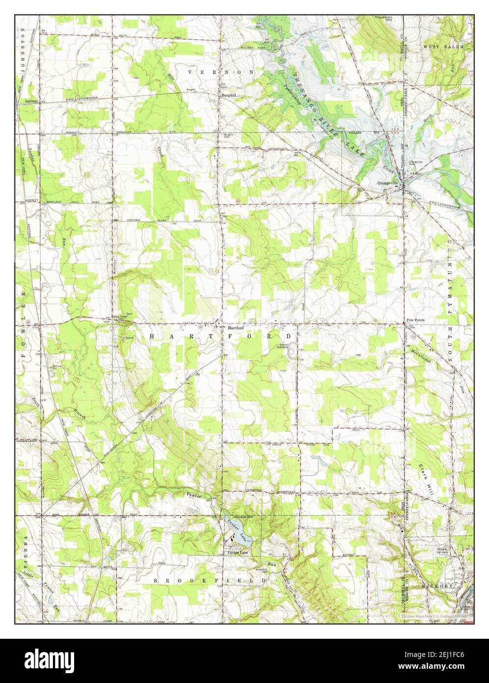Map of orangeville hires stock photography and images Alamy