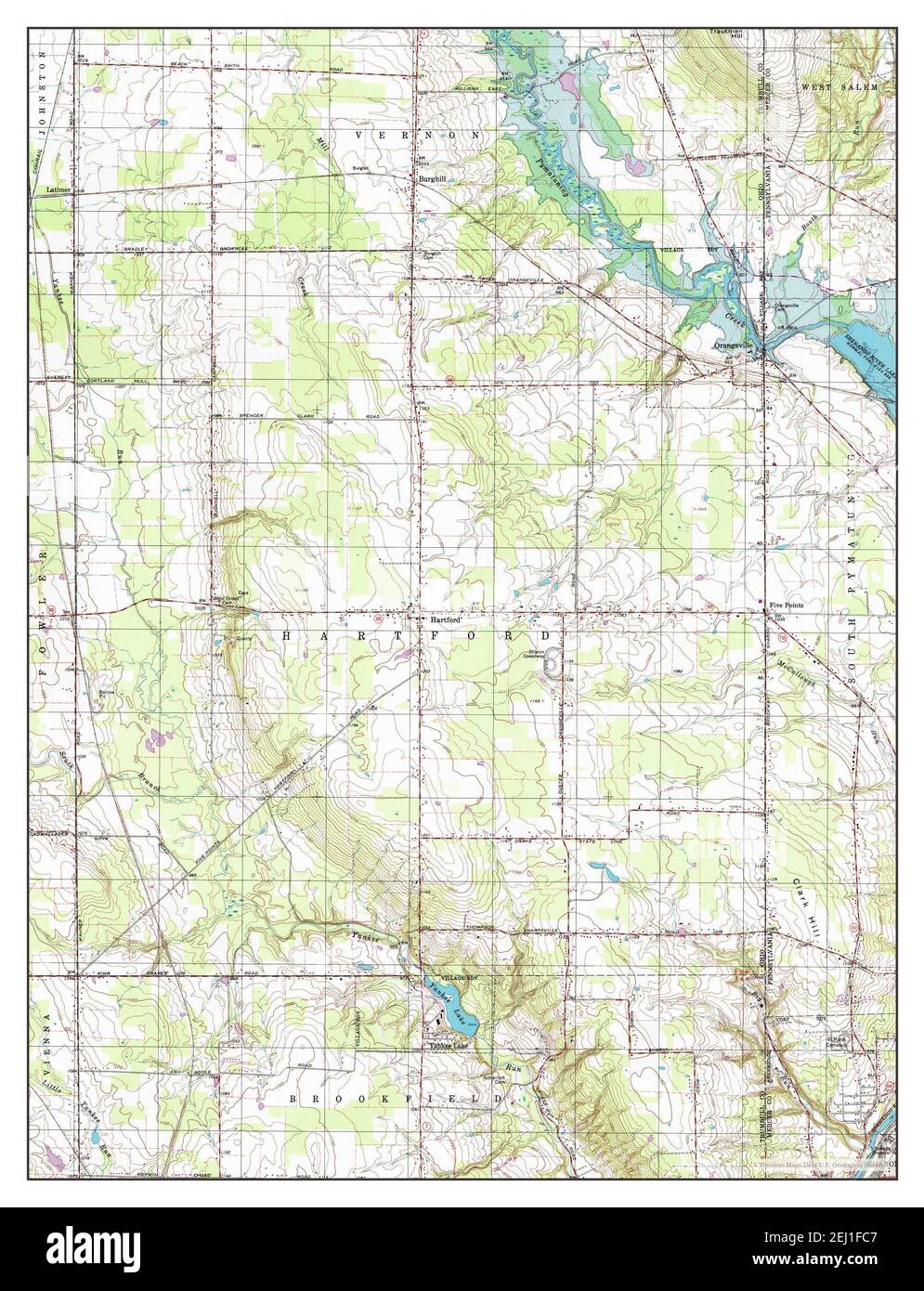 Map of orangeville hires stock photography and images Alamy