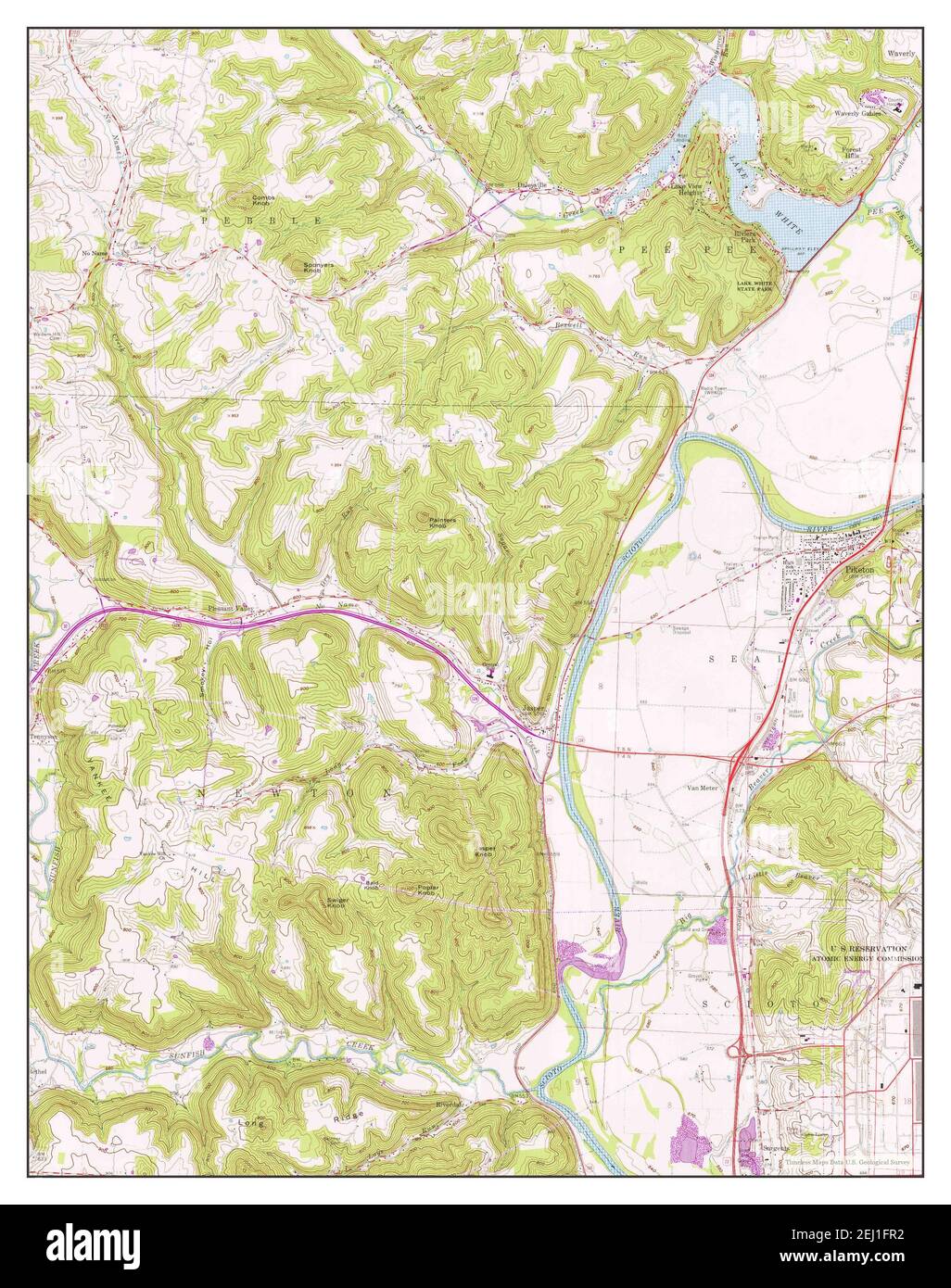 Map of piketon hires stock photography and images Alamy