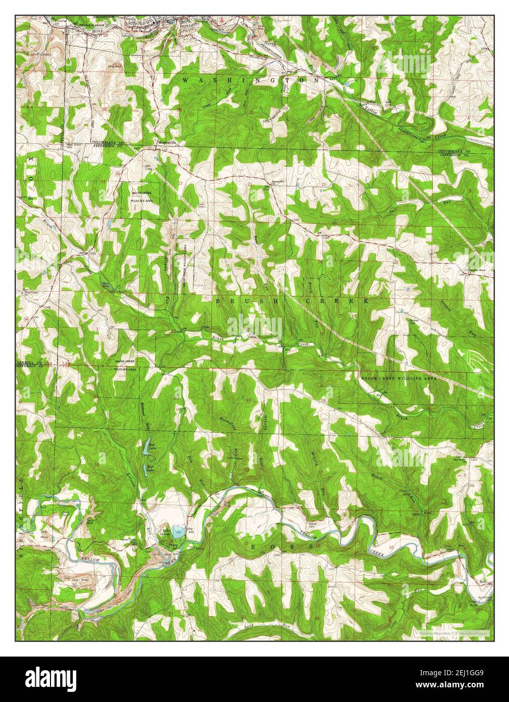 Salineville, Ohio, map 1960, 124000, United States of America by