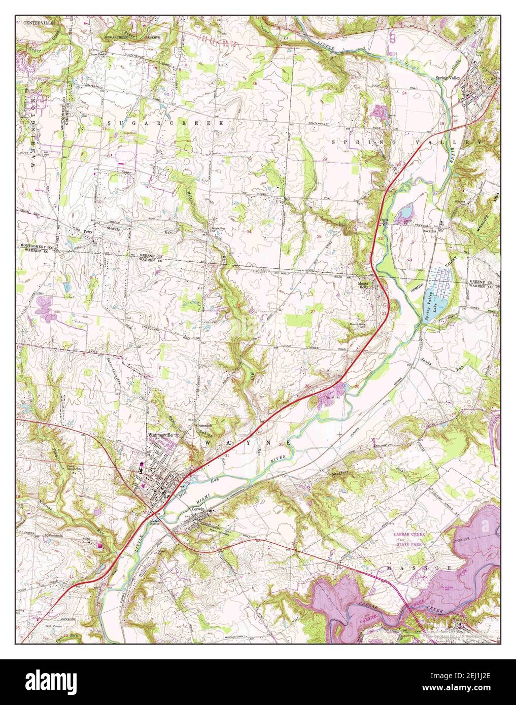 Map of waynesville hires stock photography and images Alamy