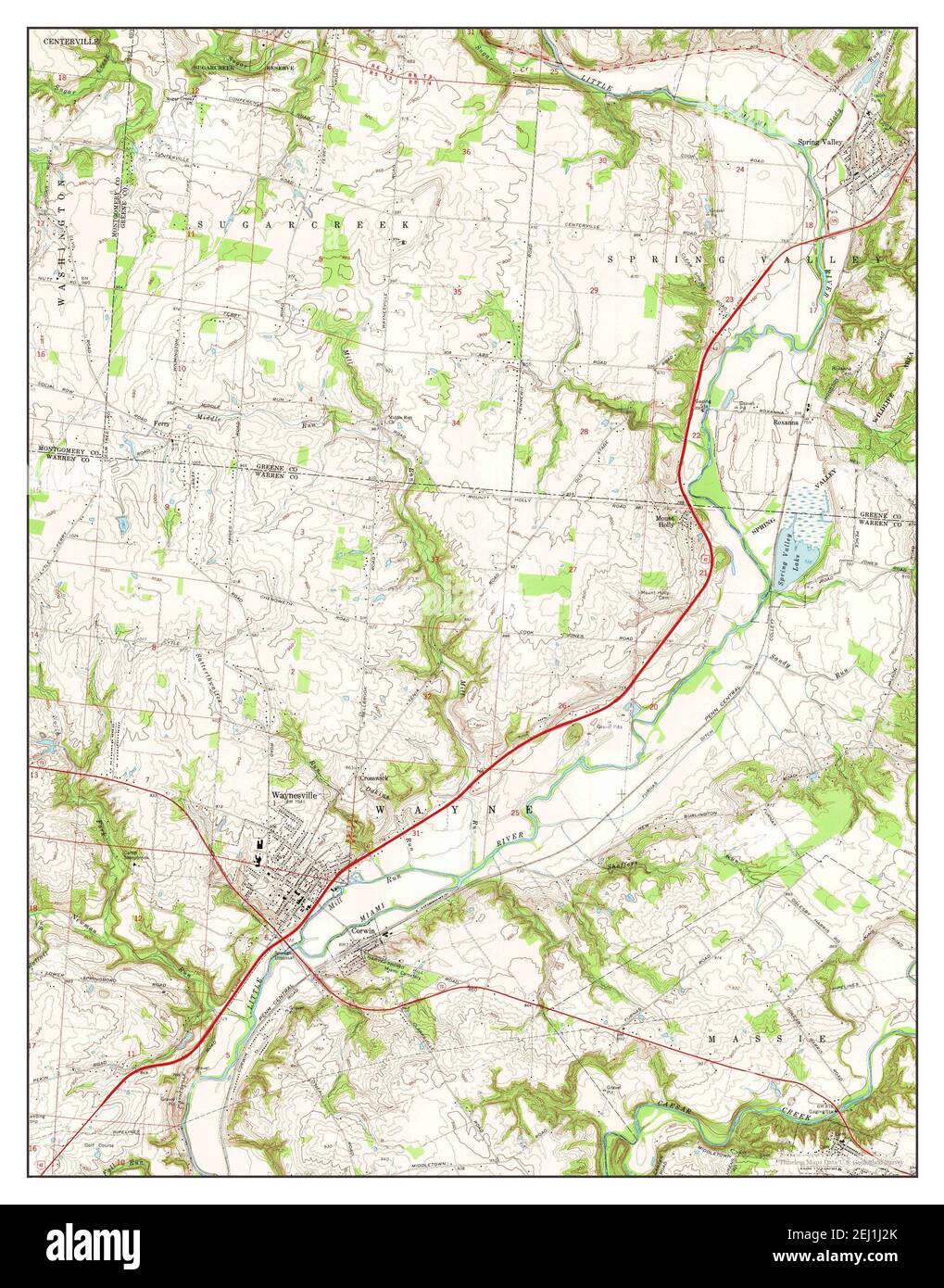 Map of waynesville hires stock photography and images Alamy