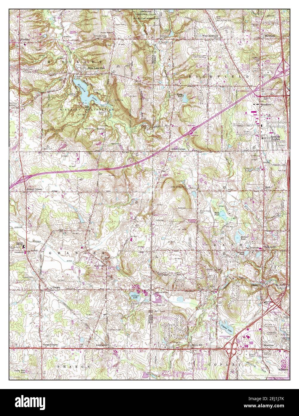 West Richfield, Ohio, map 1963, 1:24000, United States of America by 